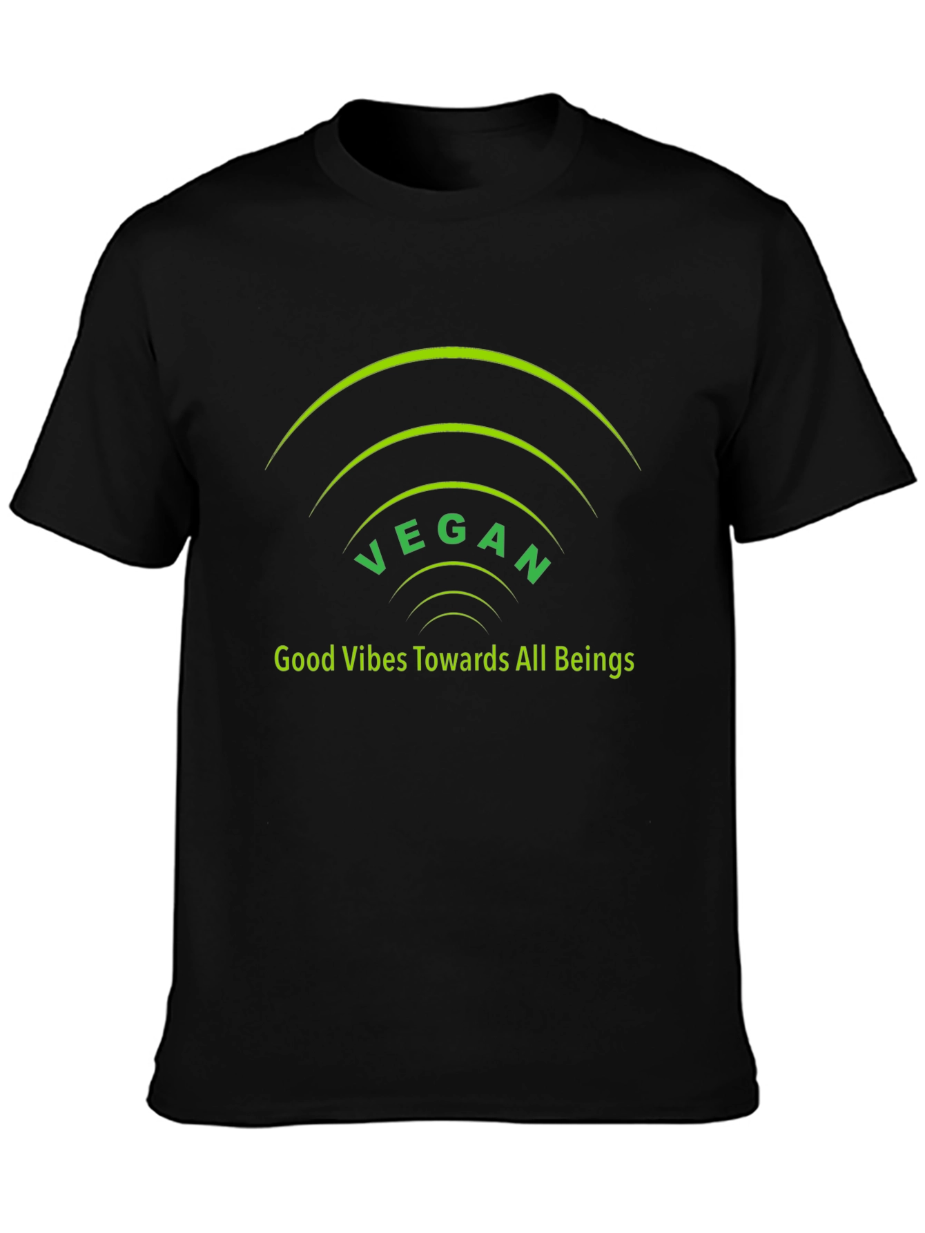 Vegan T-Shirt - Good Vibes Graphic Tee