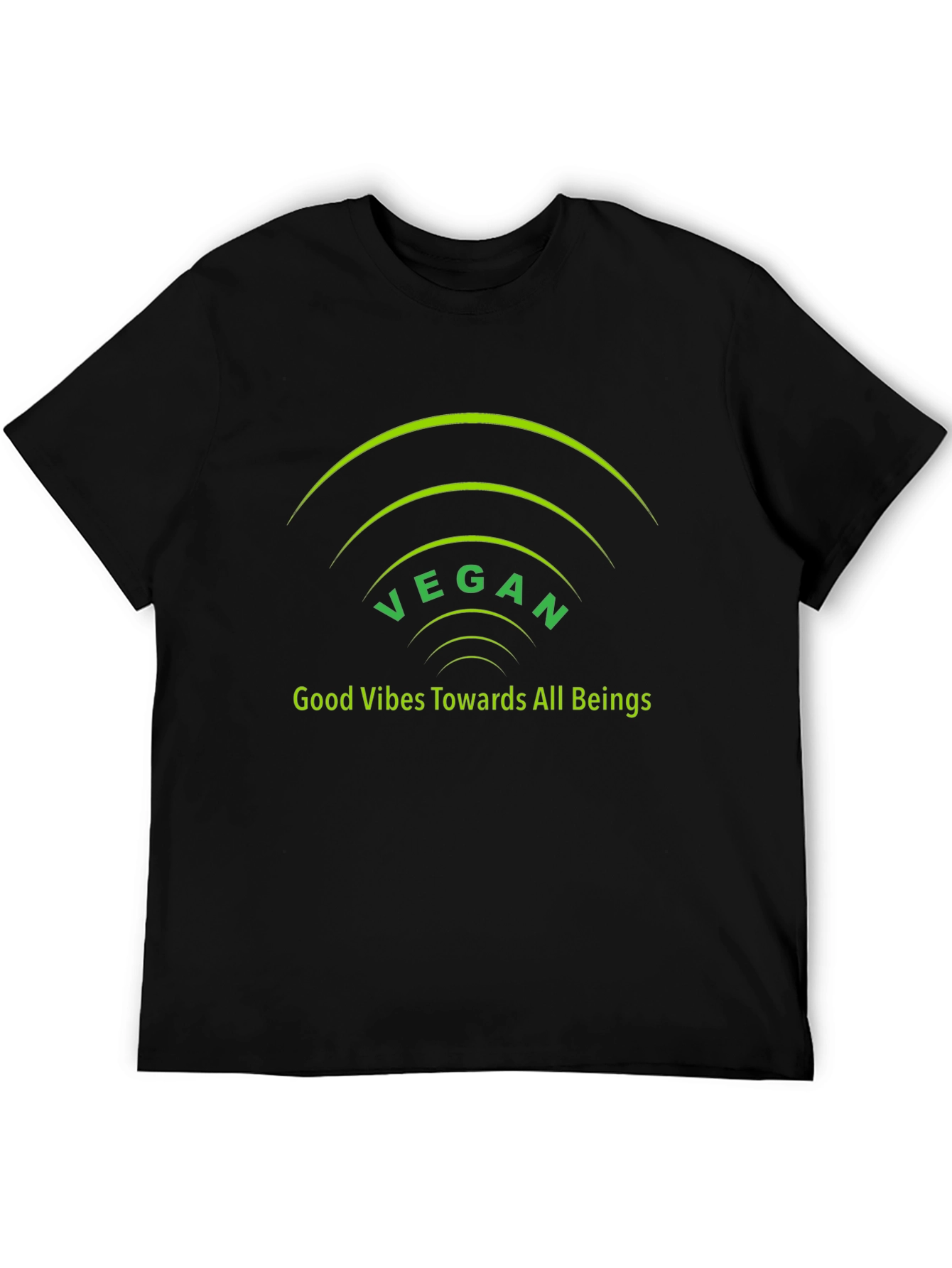 Vegan T-Shirt - Good Vibes Graphic Tee