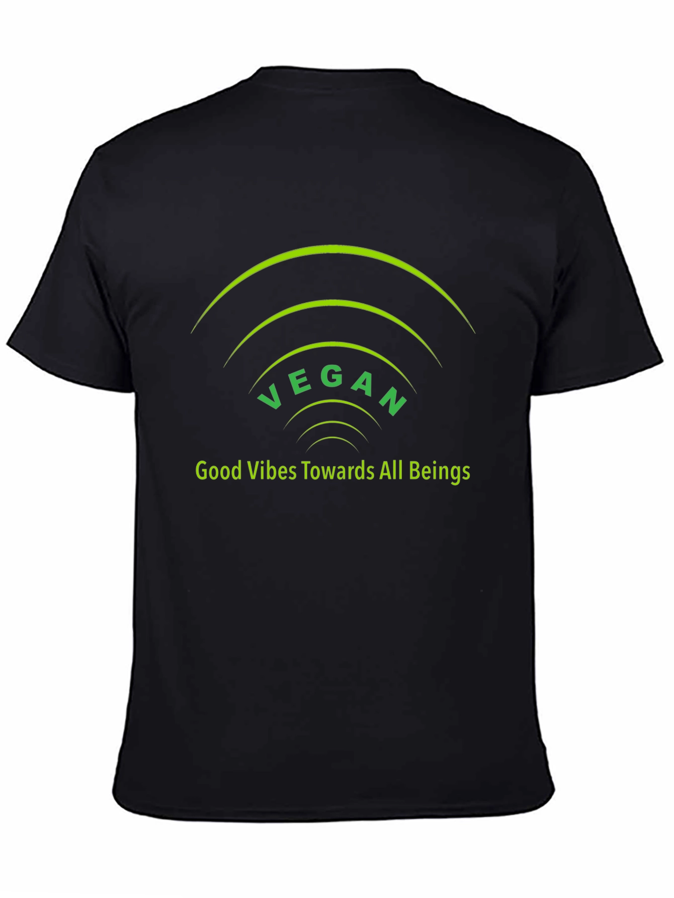 Vegan T-Shirt - Good Vibes Graphic Tee