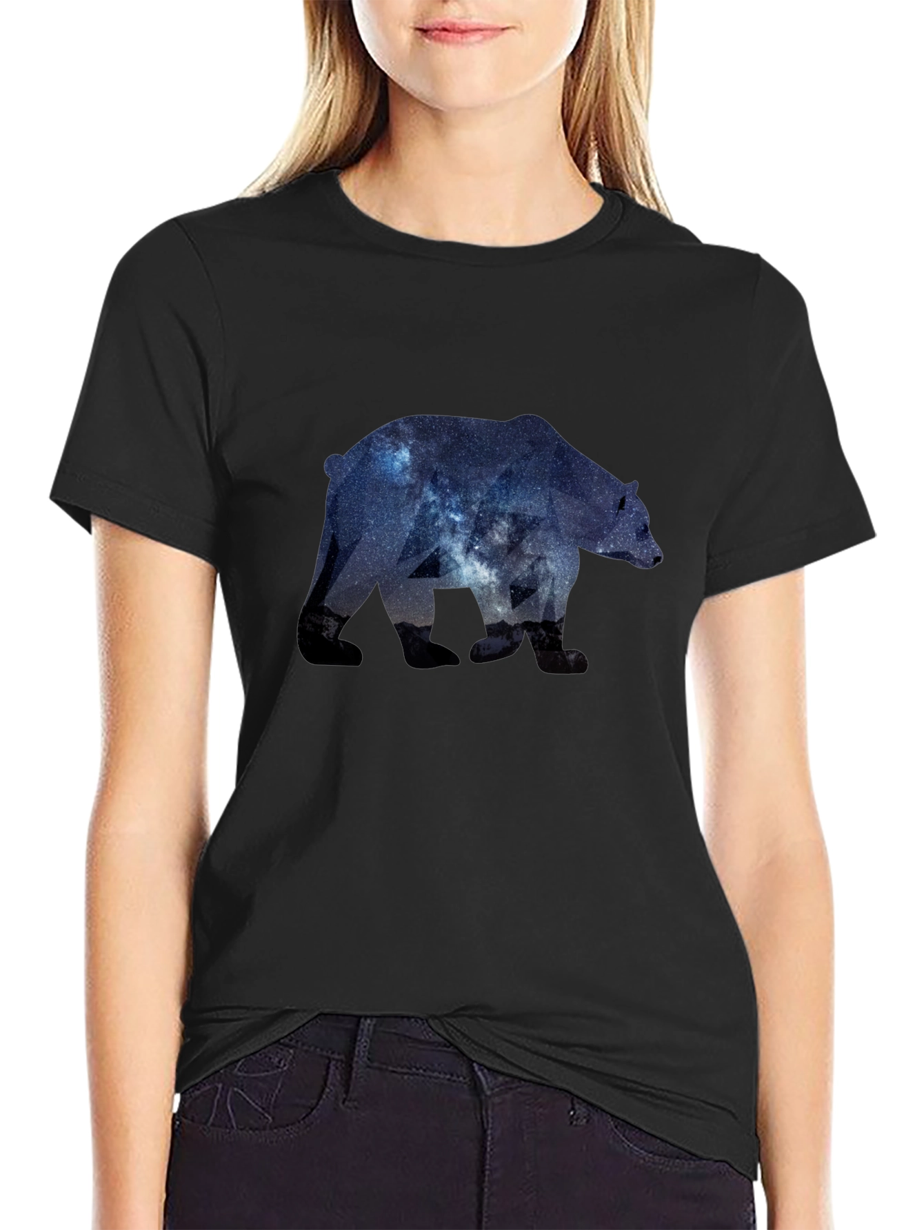 Cosmic Bear Graphic T-Shirt
