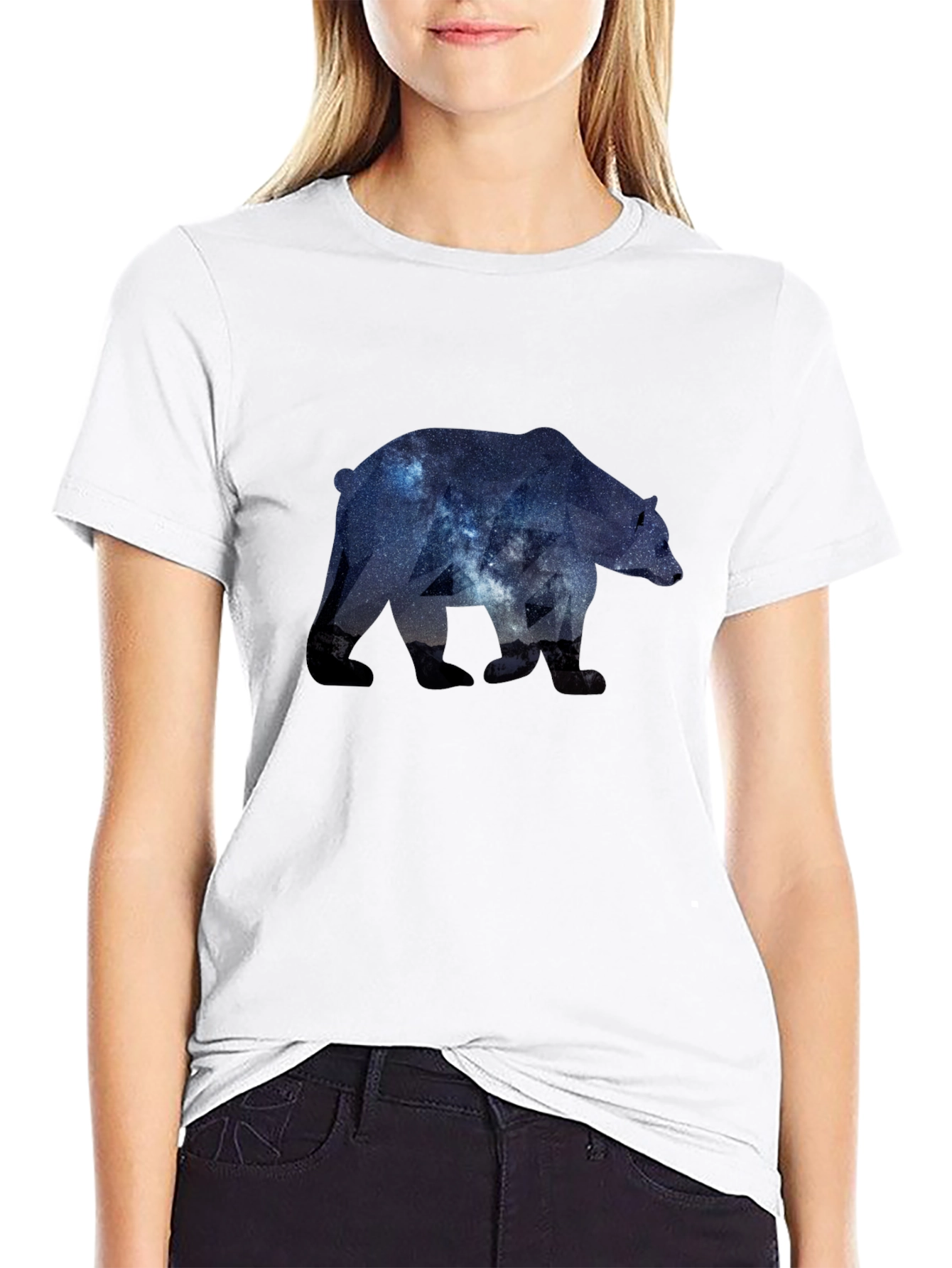 Cosmic Bear Graphic T-Shirt