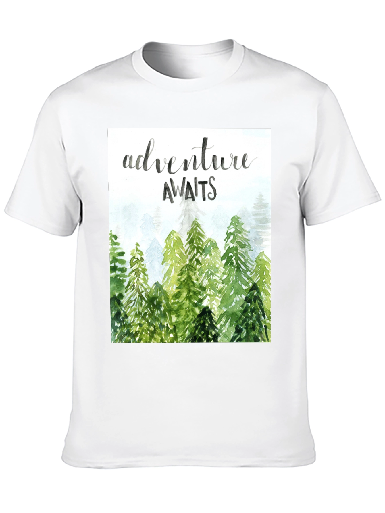 Adventure Awaits Graphic Tee - Nature Inspired Design