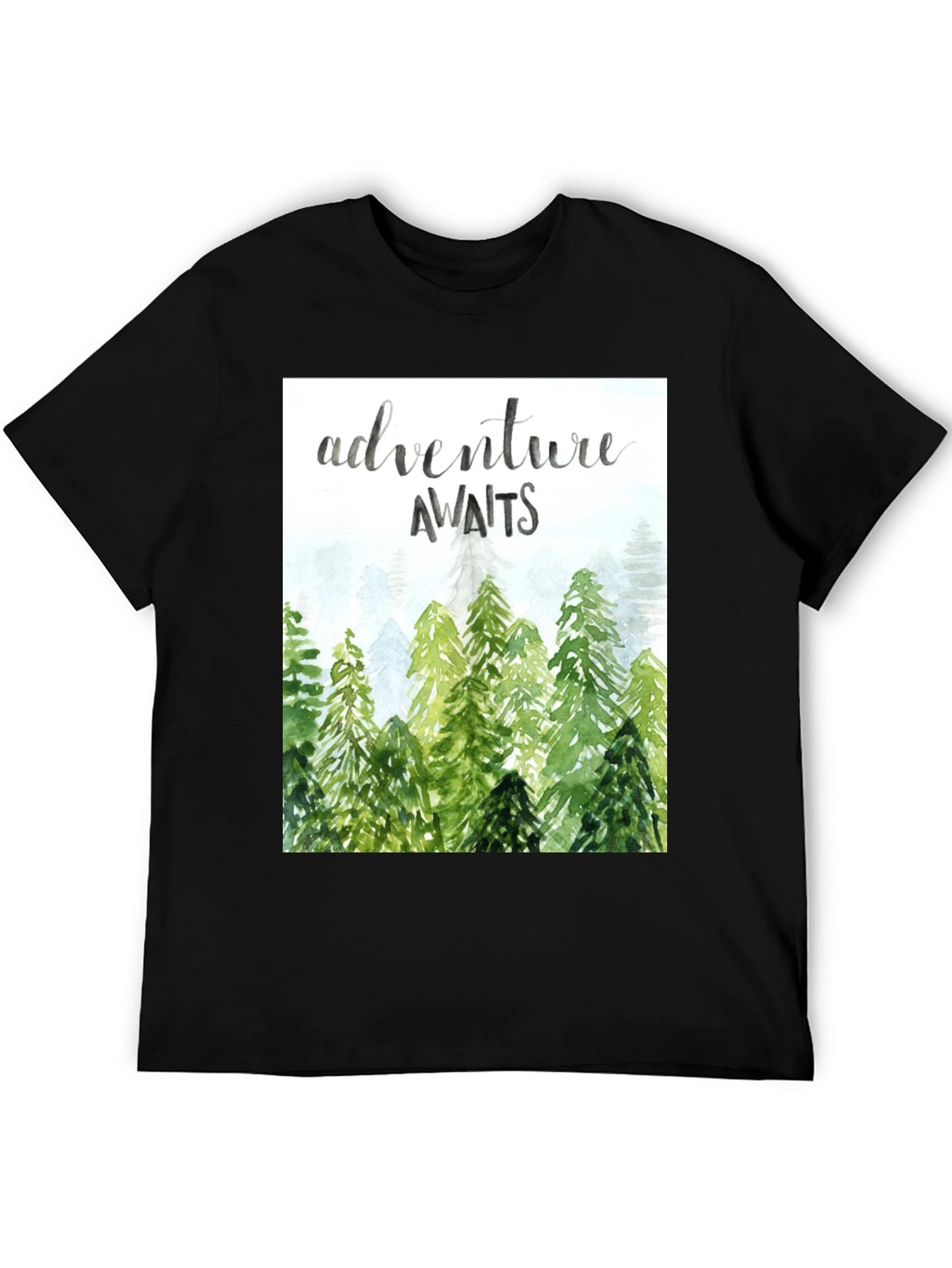 Adventure Awaits Graphic Tee - Nature Inspired Design