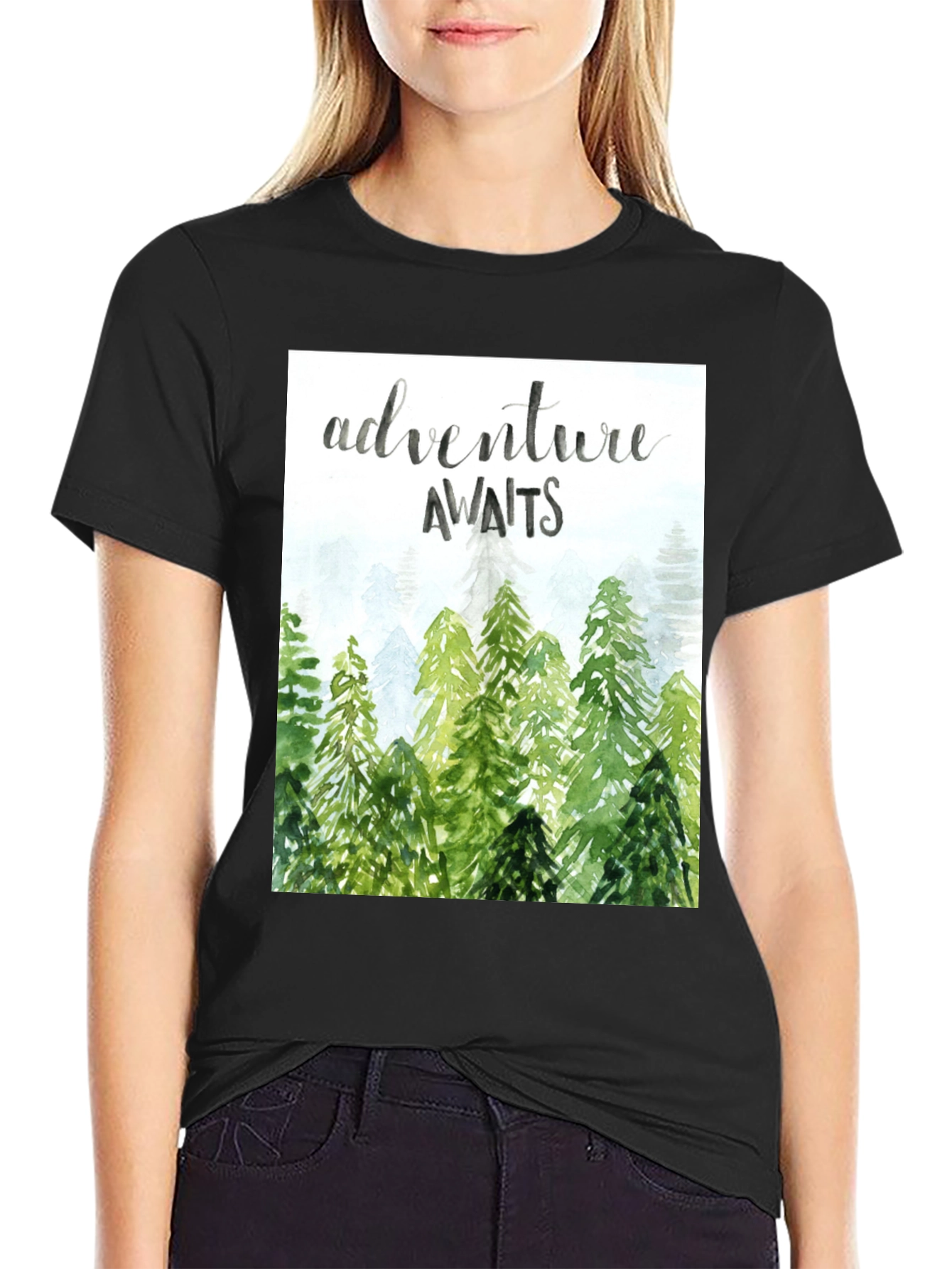 Adventure Awaits Graphic Tee - Nature Inspired Design