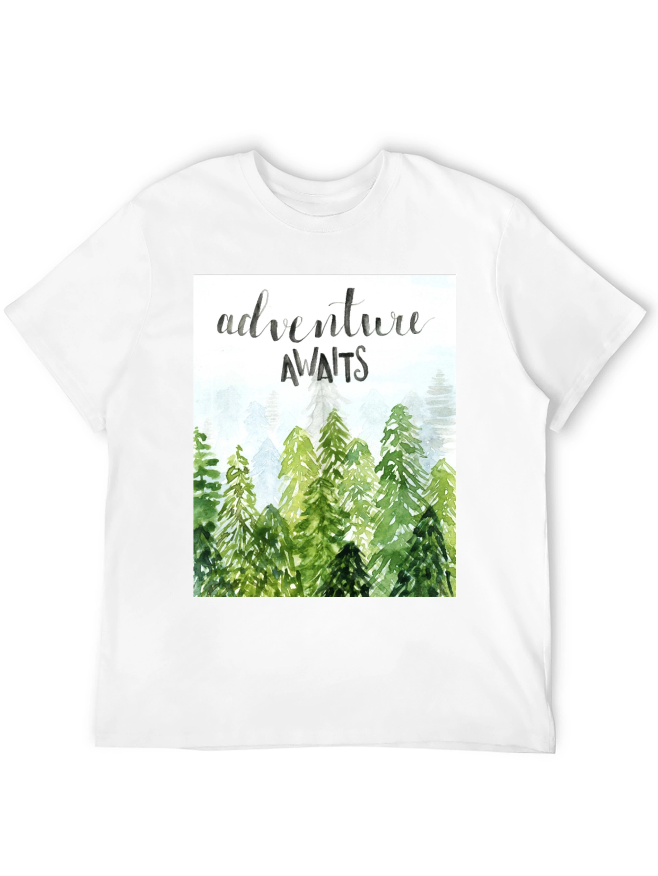 Adventure Awaits Graphic Tee - Nature Inspired Design