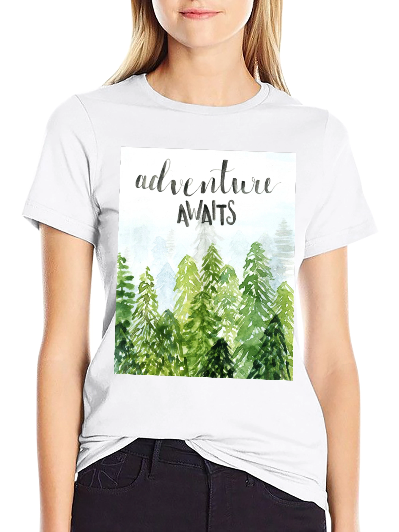 Adventure Awaits Graphic Tee - Nature Inspired Design