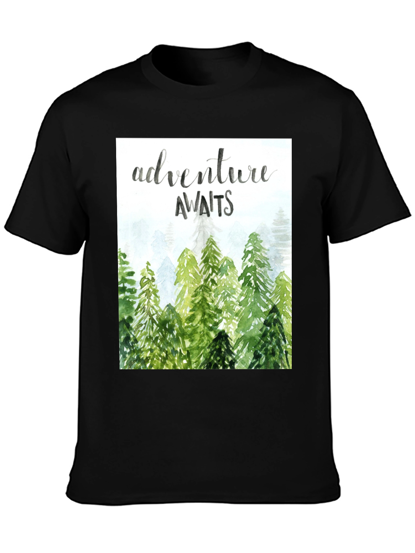 Adventure Awaits Graphic Tee - Nature Inspired Design