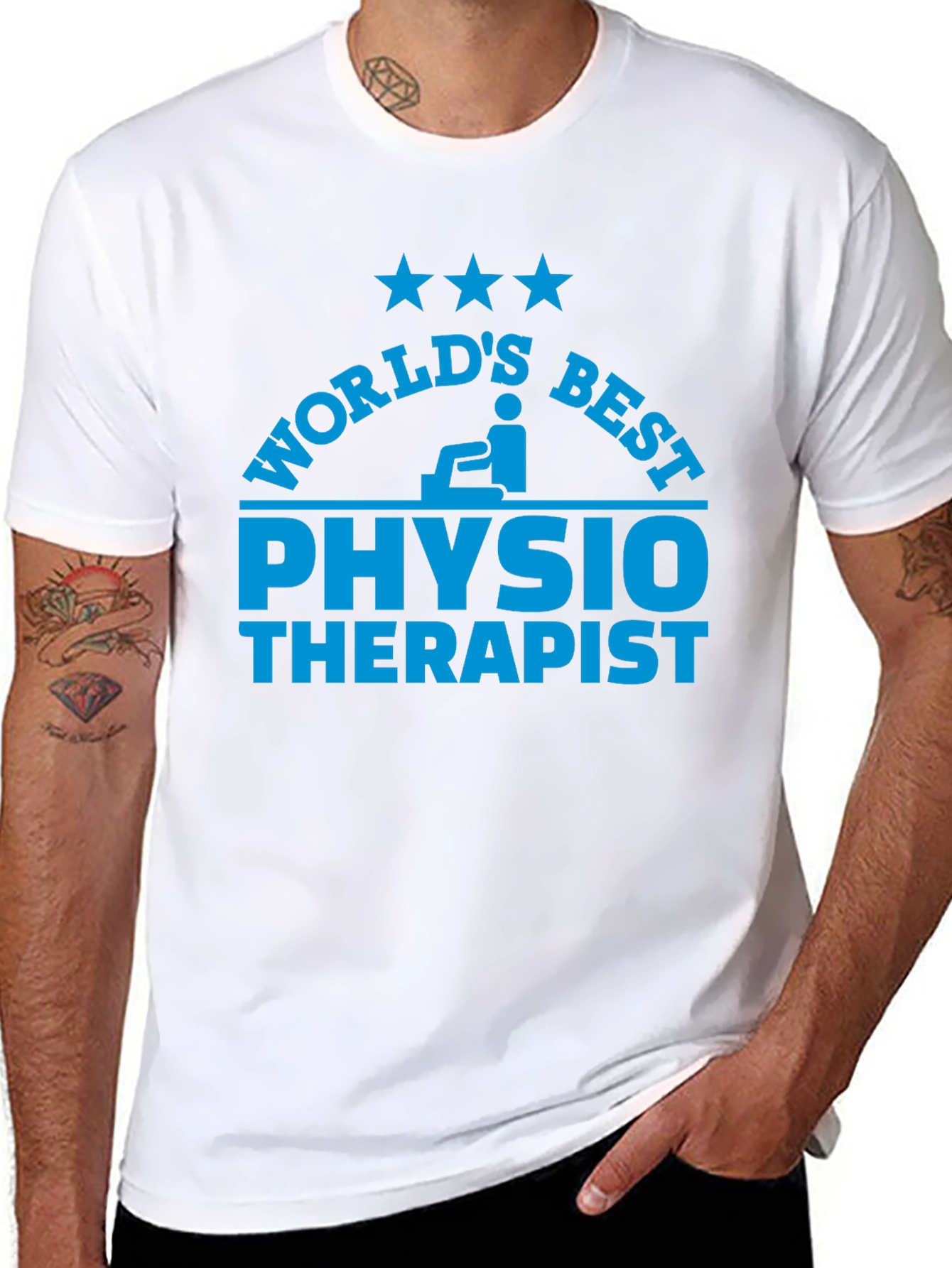 Worlds Best Physical Therapist Black T-Shirt