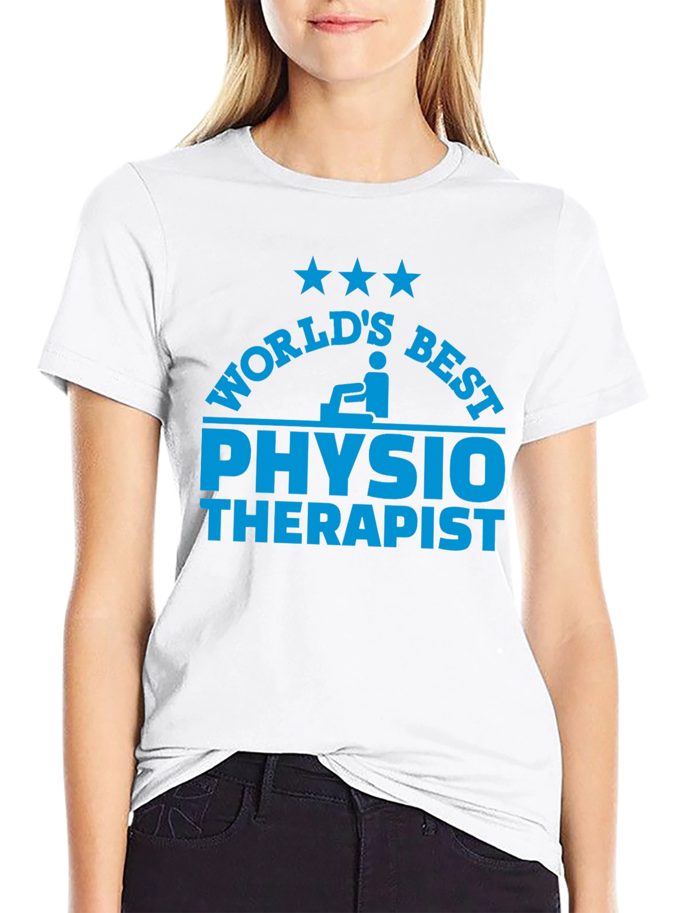 Worlds Best Physical Therapist Black T-Shirt