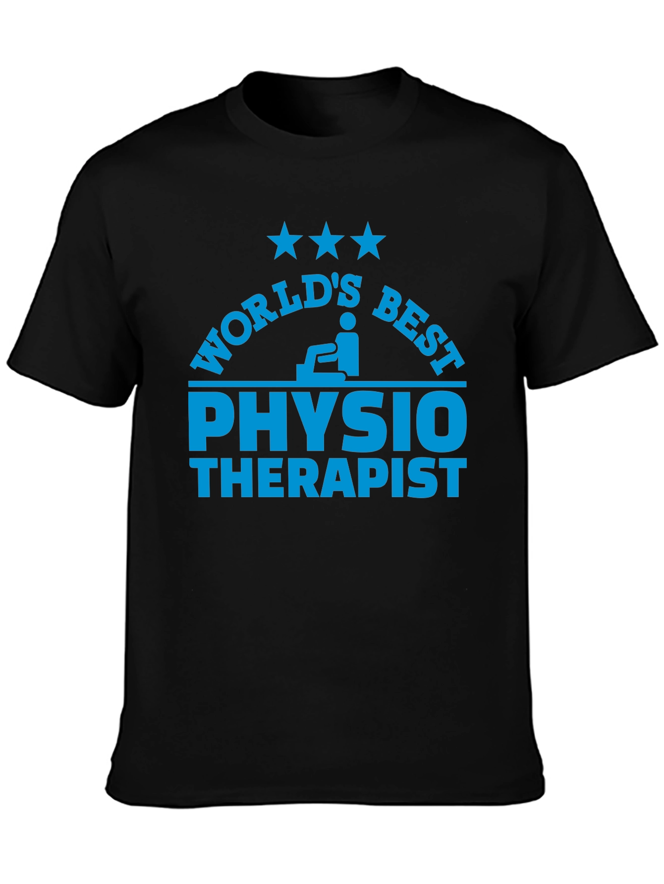 Worlds Best Physical Therapist Black T-Shirt