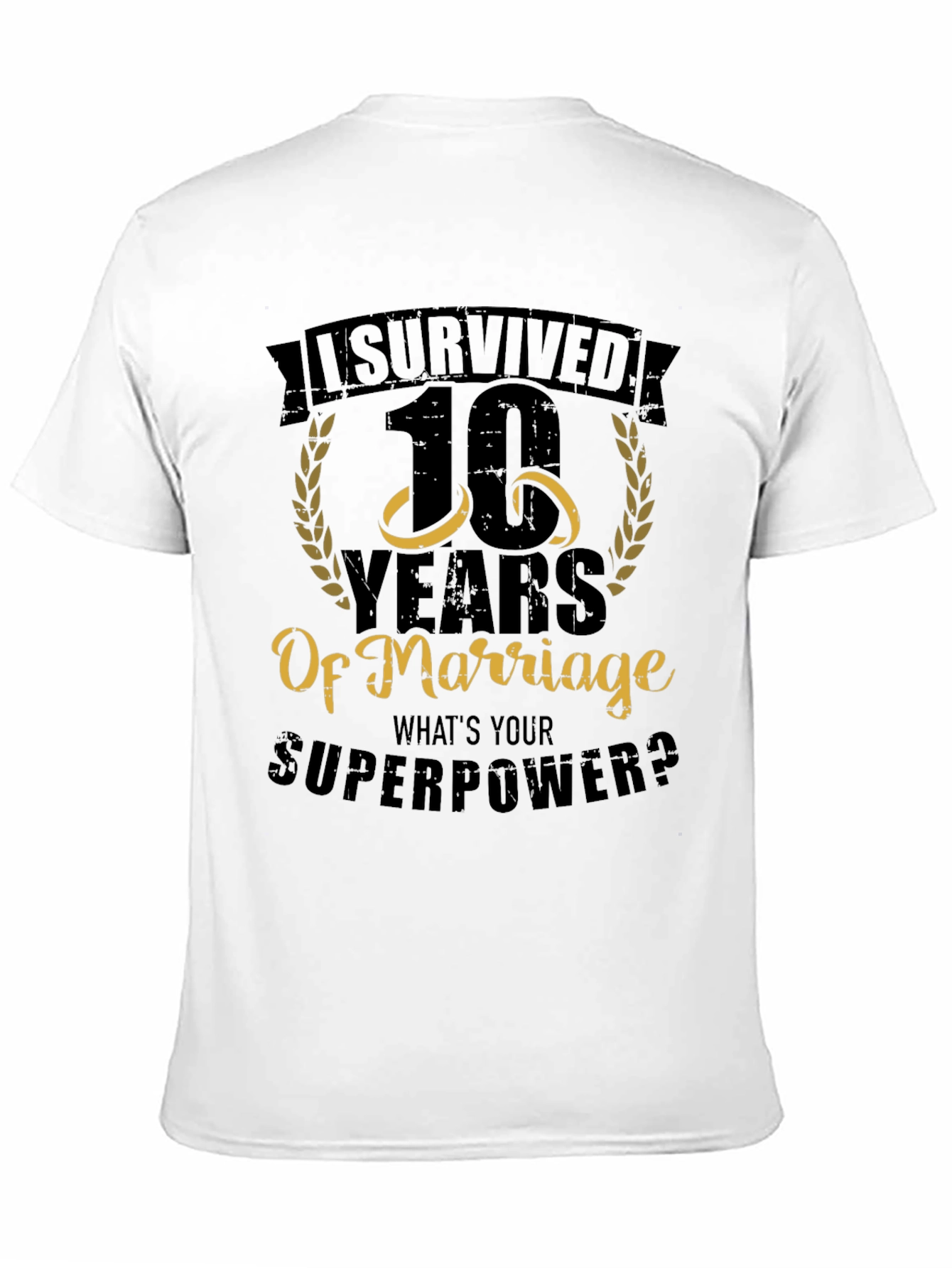 I Survived 10 Years of Marriage T-Shirt