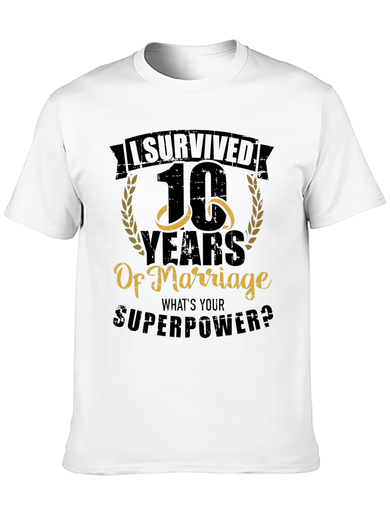 I Survived 10 Years of Marriage T-Shirt