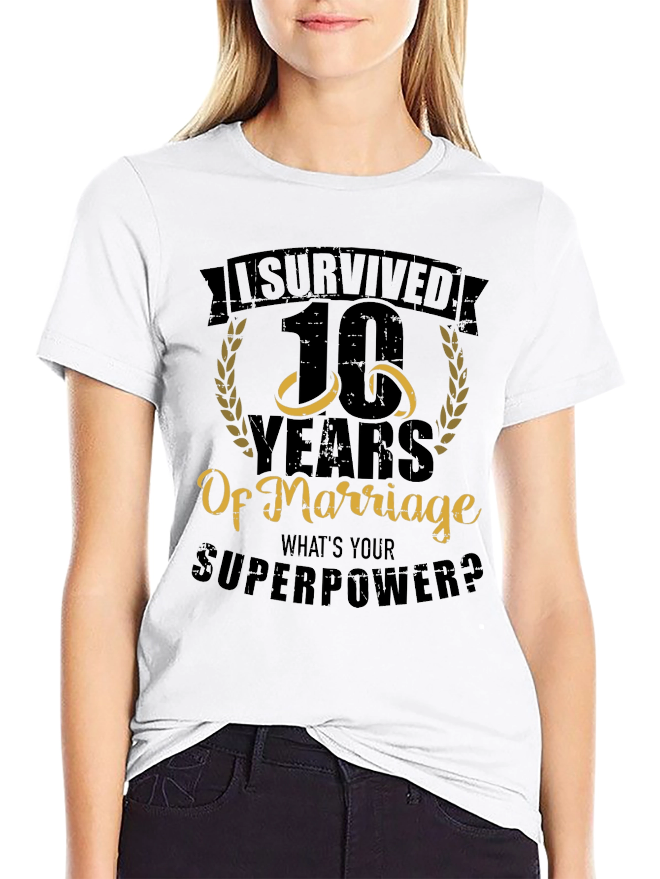 I Survived 10 Years of Marriage T-Shirt