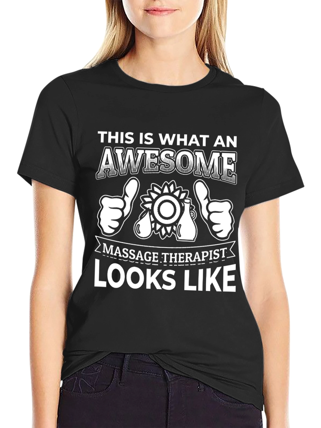 Awesome Massage Therapist T-Shirt: Gift Idea