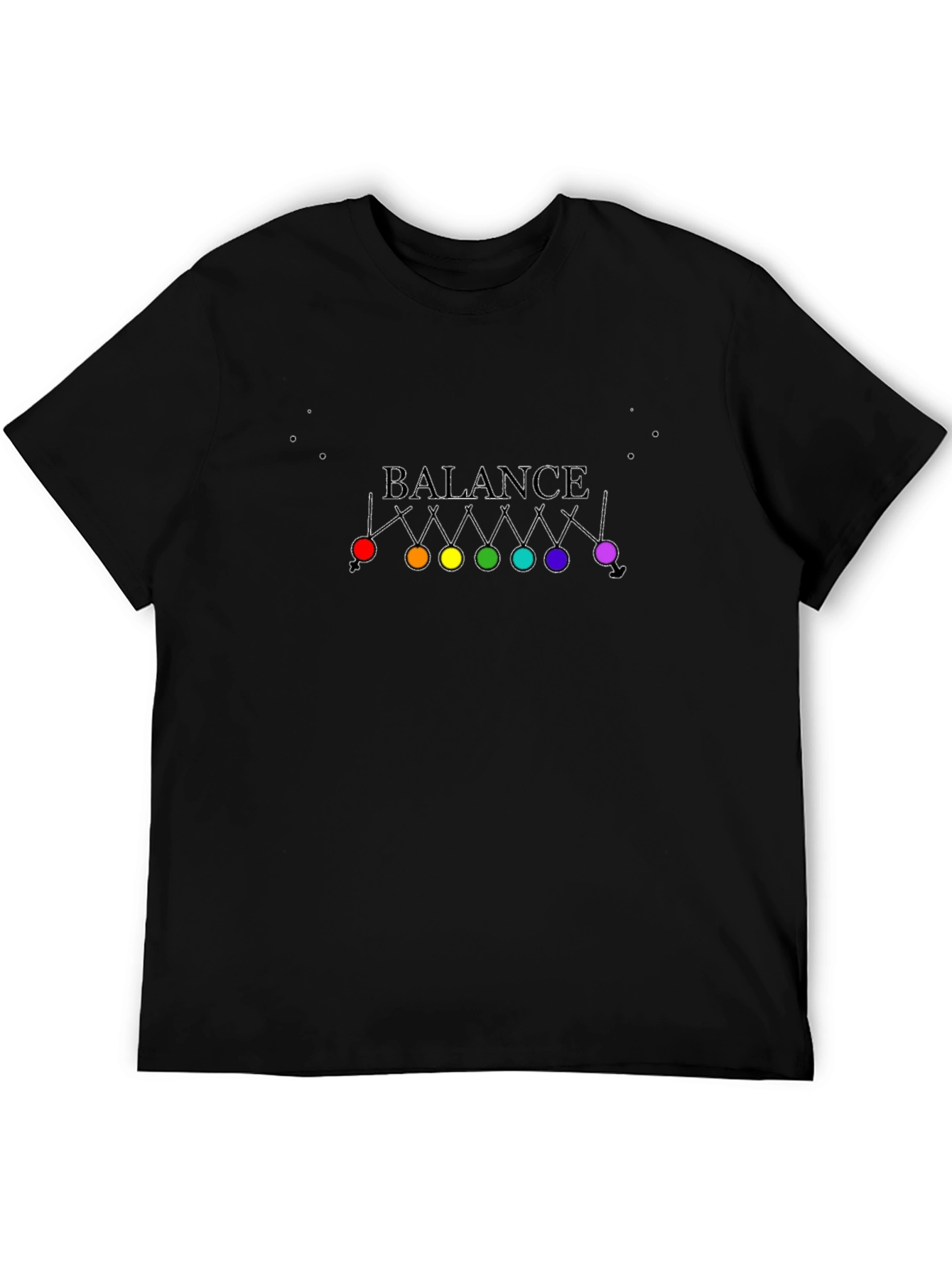 Balance Newtons Cradle Graphic Tee - Black