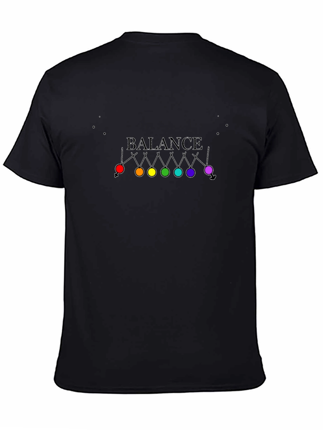 Balance Newtons Cradle Graphic Tee - Black