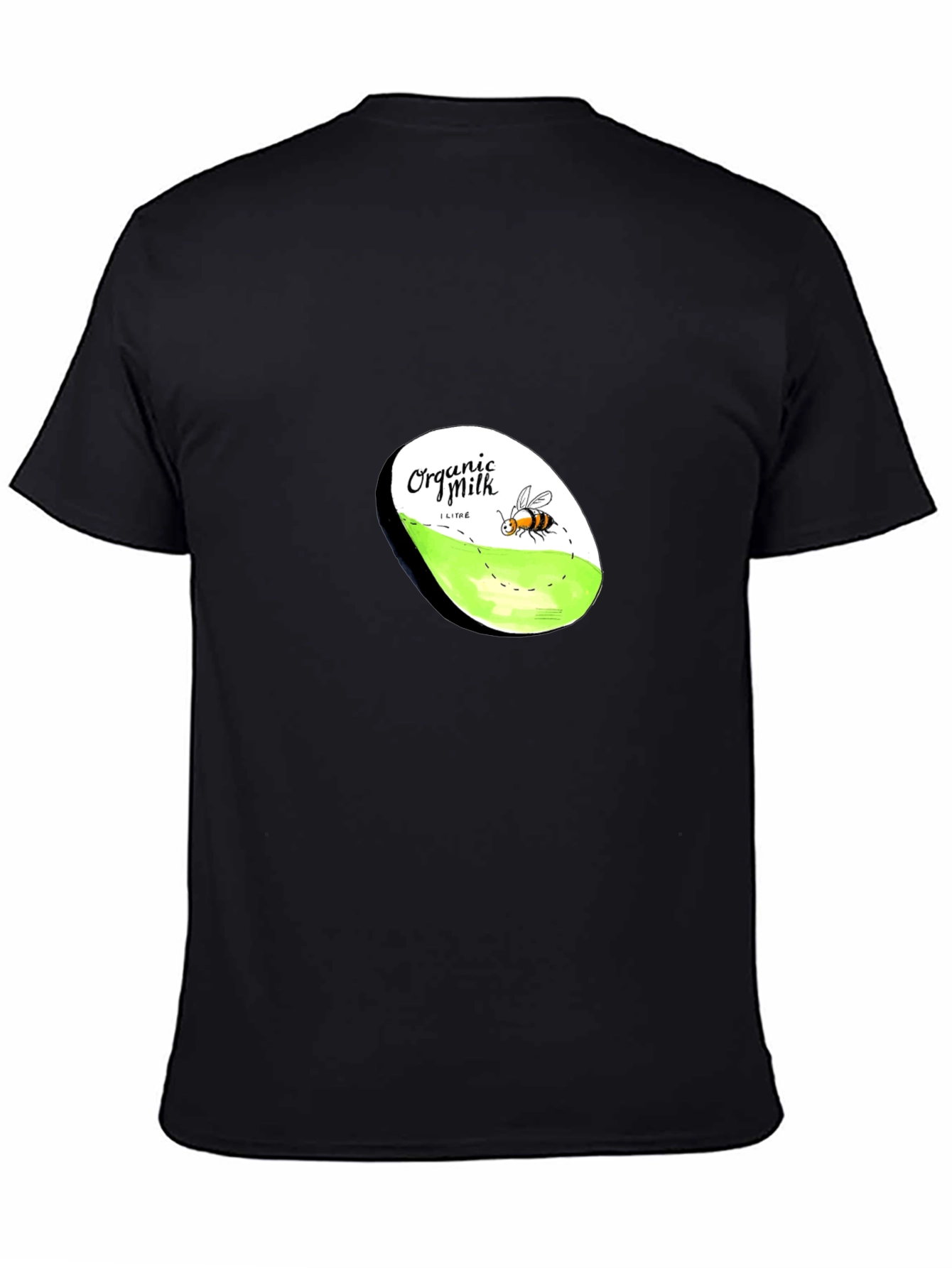 Organic Milk Bee Graphic T-Shirt