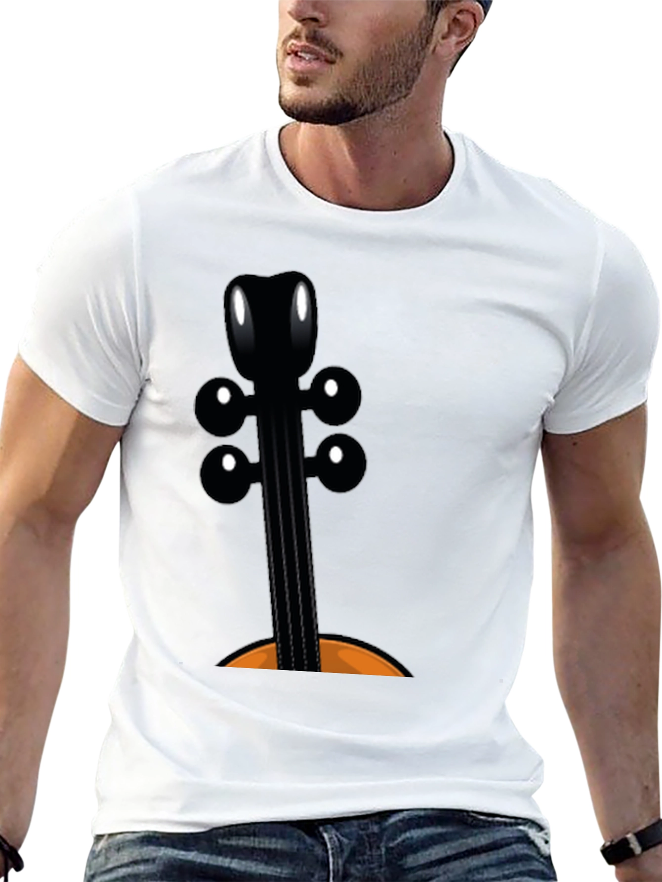 Violin Graphic T-Shirt - Music Lover Tee