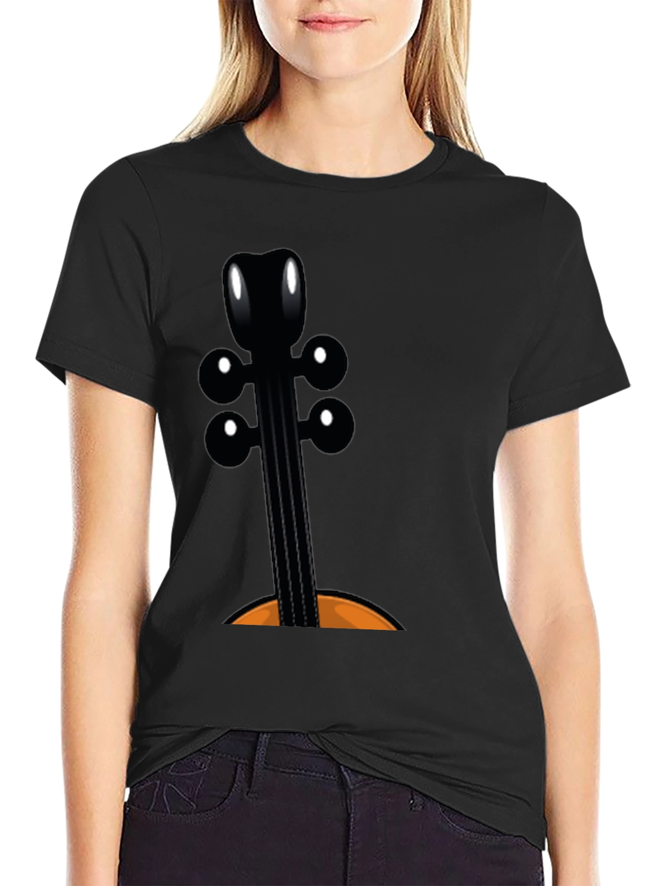 Violin Graphic T-Shirt - Music Lover Tee