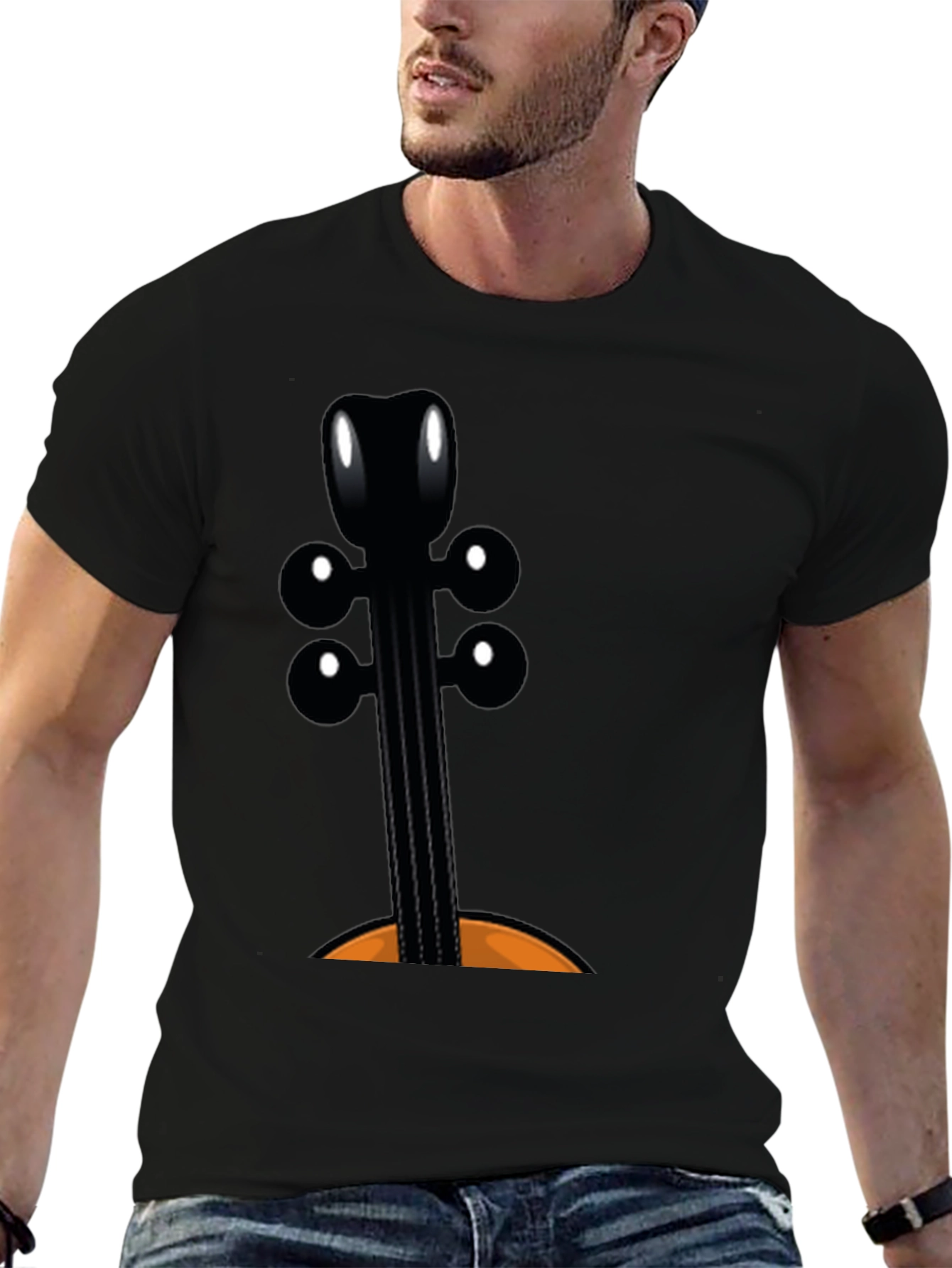 Violin Graphic T-Shirt - Music Lover Tee