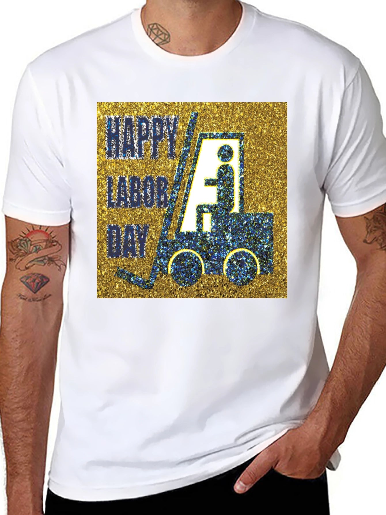 Labor Day Forklift T-Shirt