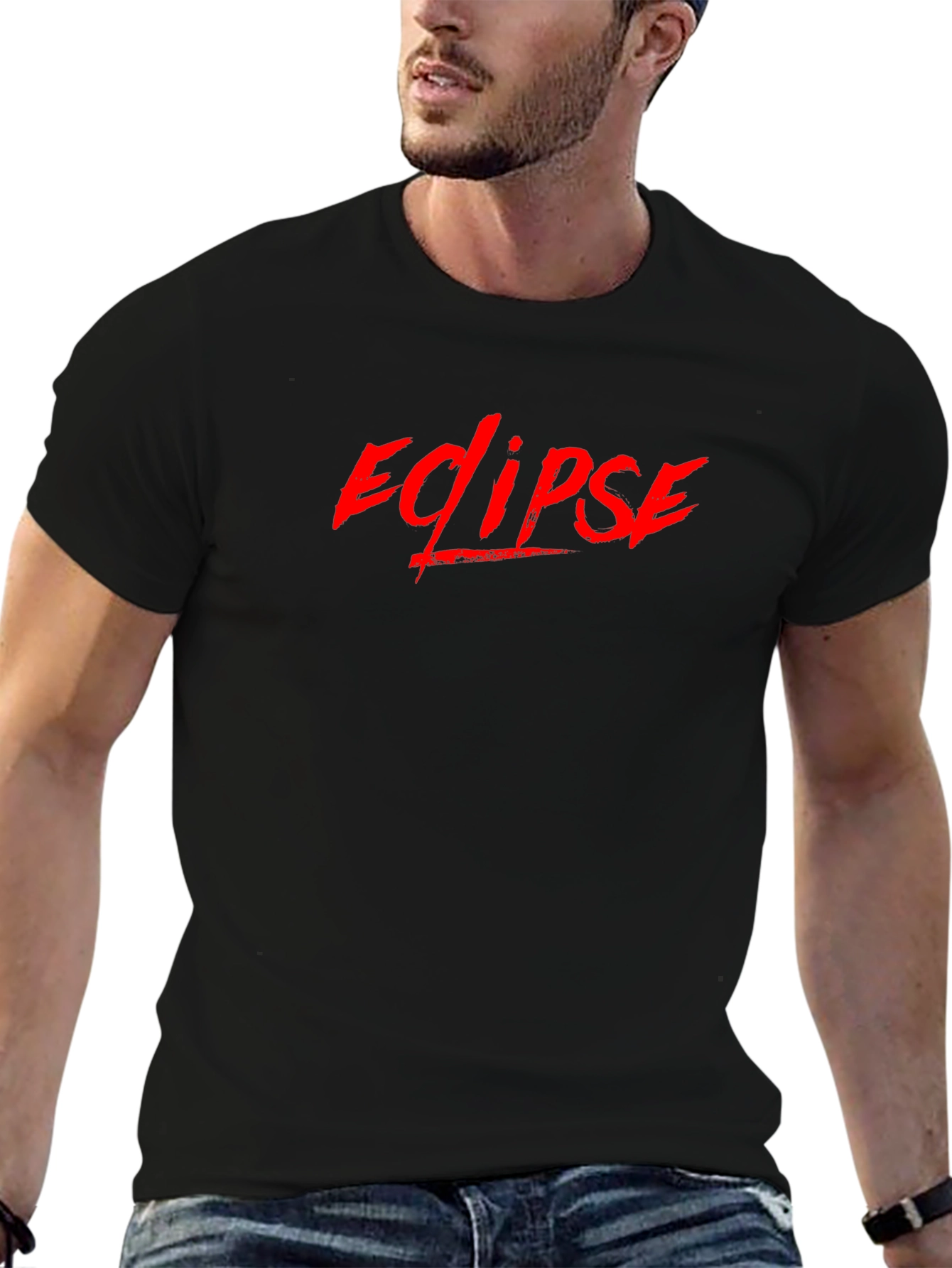 Eclipse Graphic Black T-Shirt