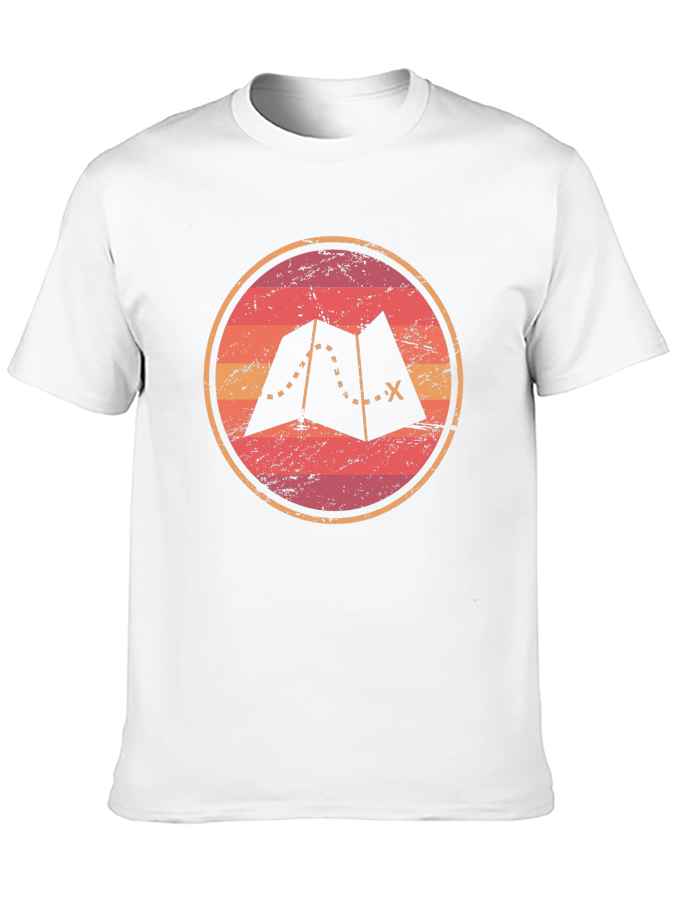 Adventure Map Graphic Tee - Unisex Soft Black T-Shirt