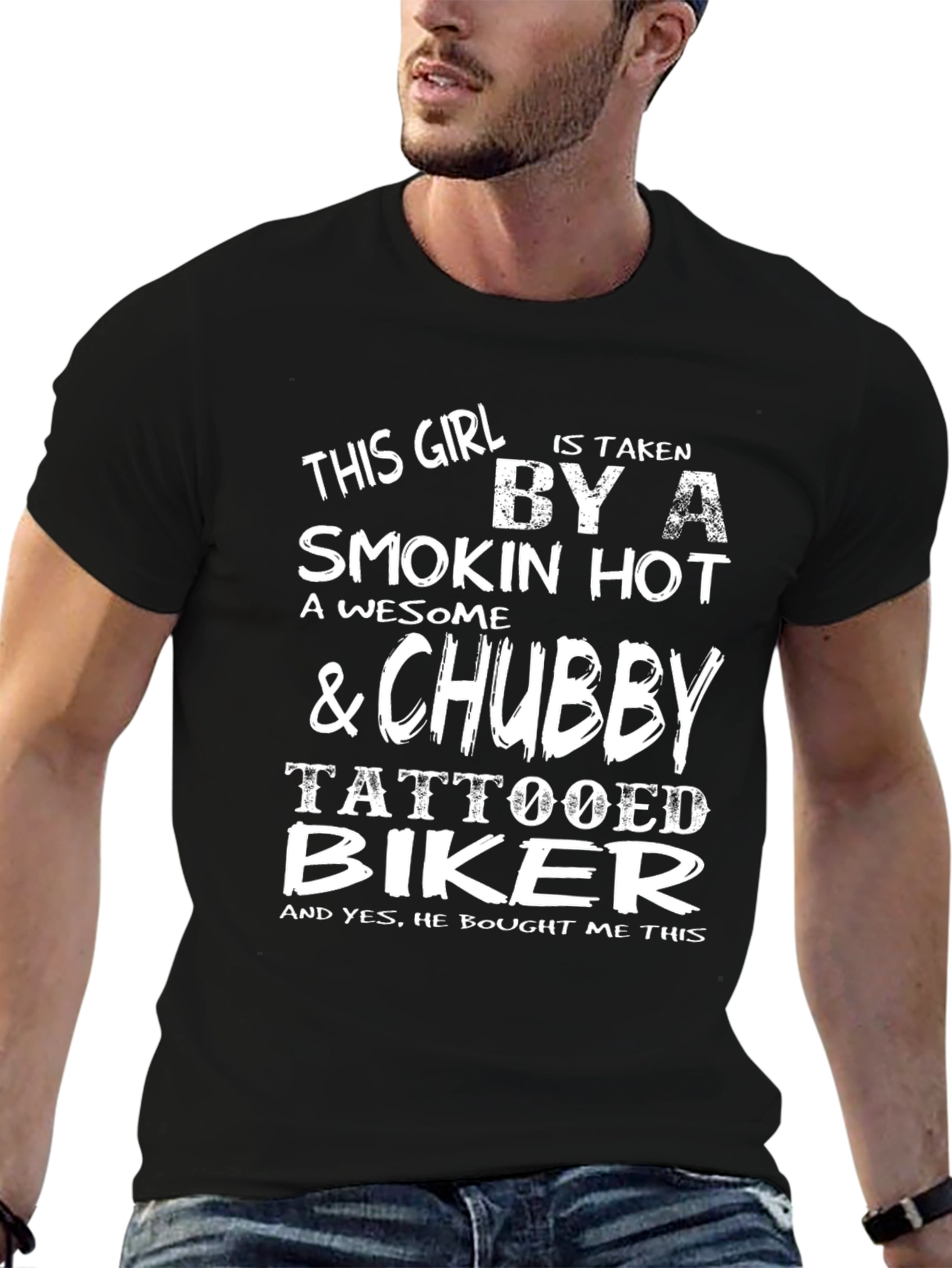 Taken by a Tattooed Biker - Graphic T-Shirt
