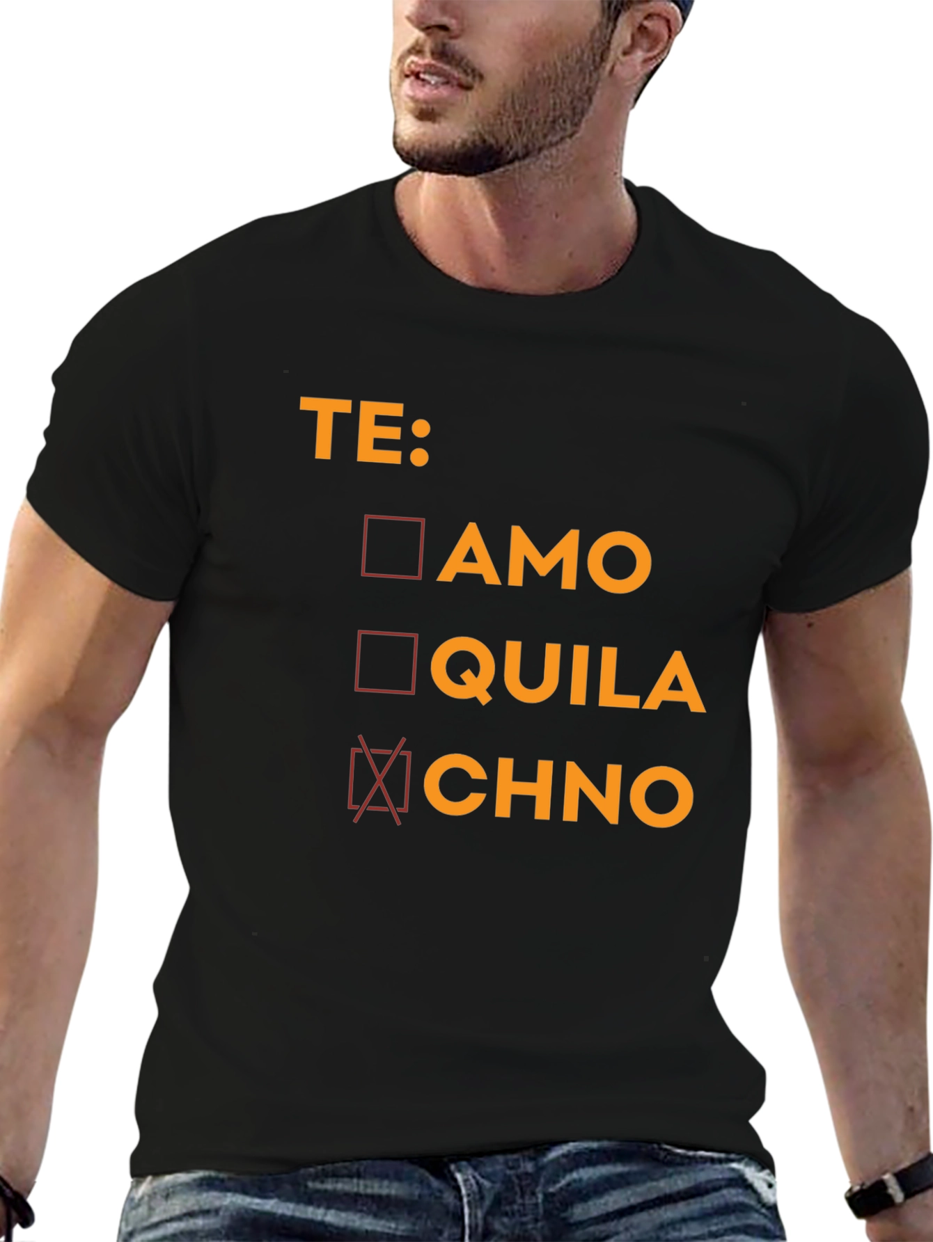 TE: CHNO Graphic T-Shirt - Black