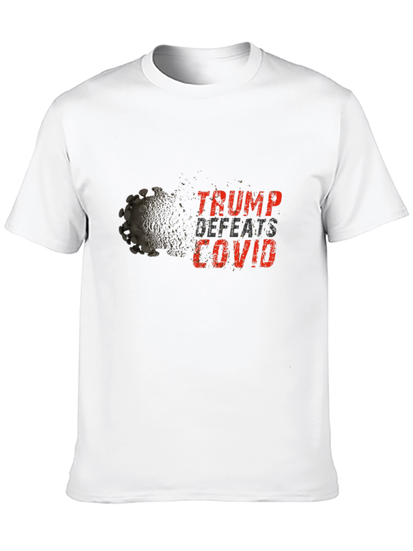 Trump Defeats COVID Black T-Shirt
