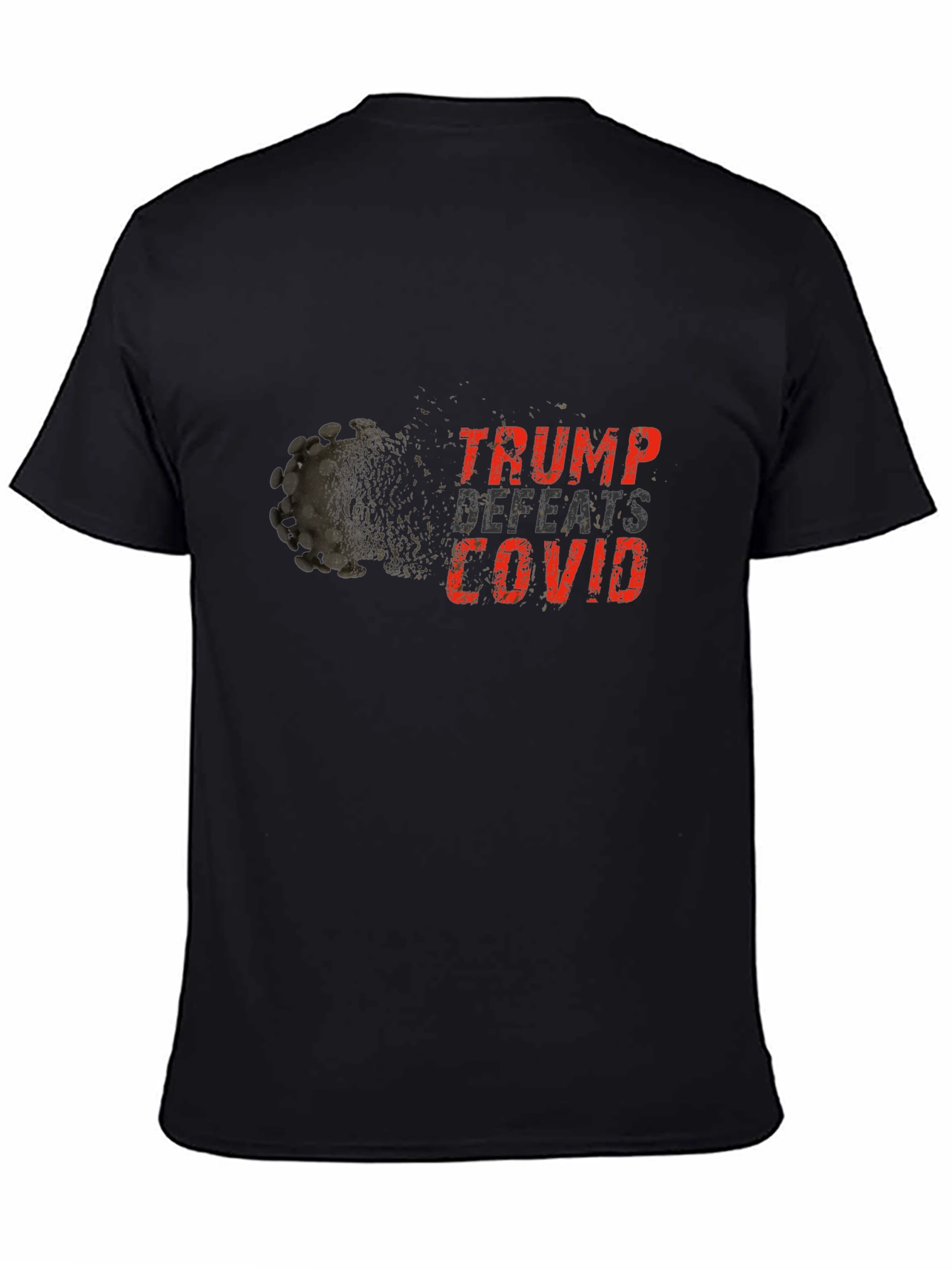 Trump Defeats COVID Black T-Shirt