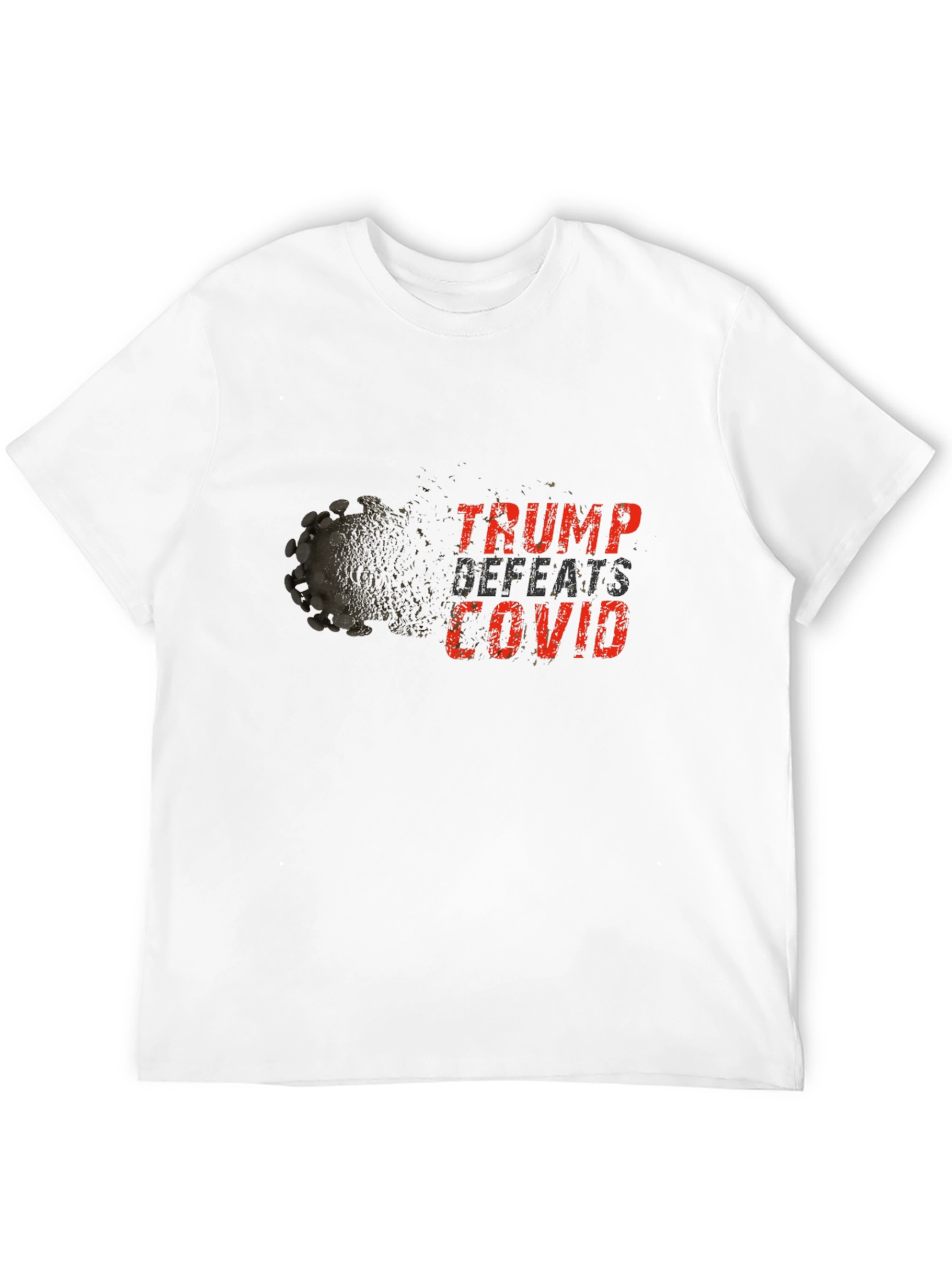 Trump Defeats COVID Black T-Shirt