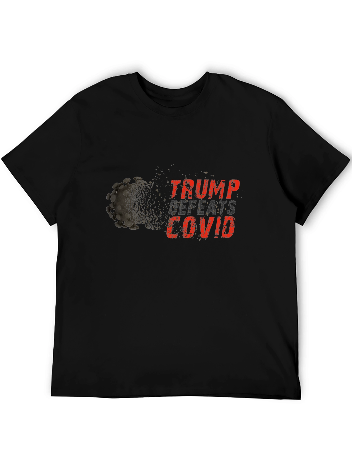 Trump Defeats COVID Black T-Shirt