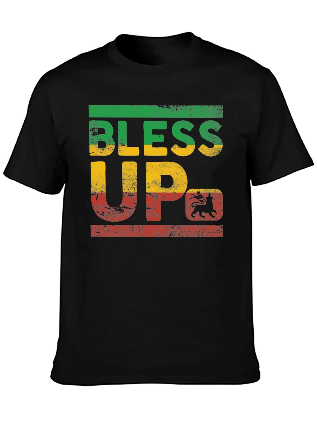 Bless Up Rasta T-Shirt - Reggae Style
