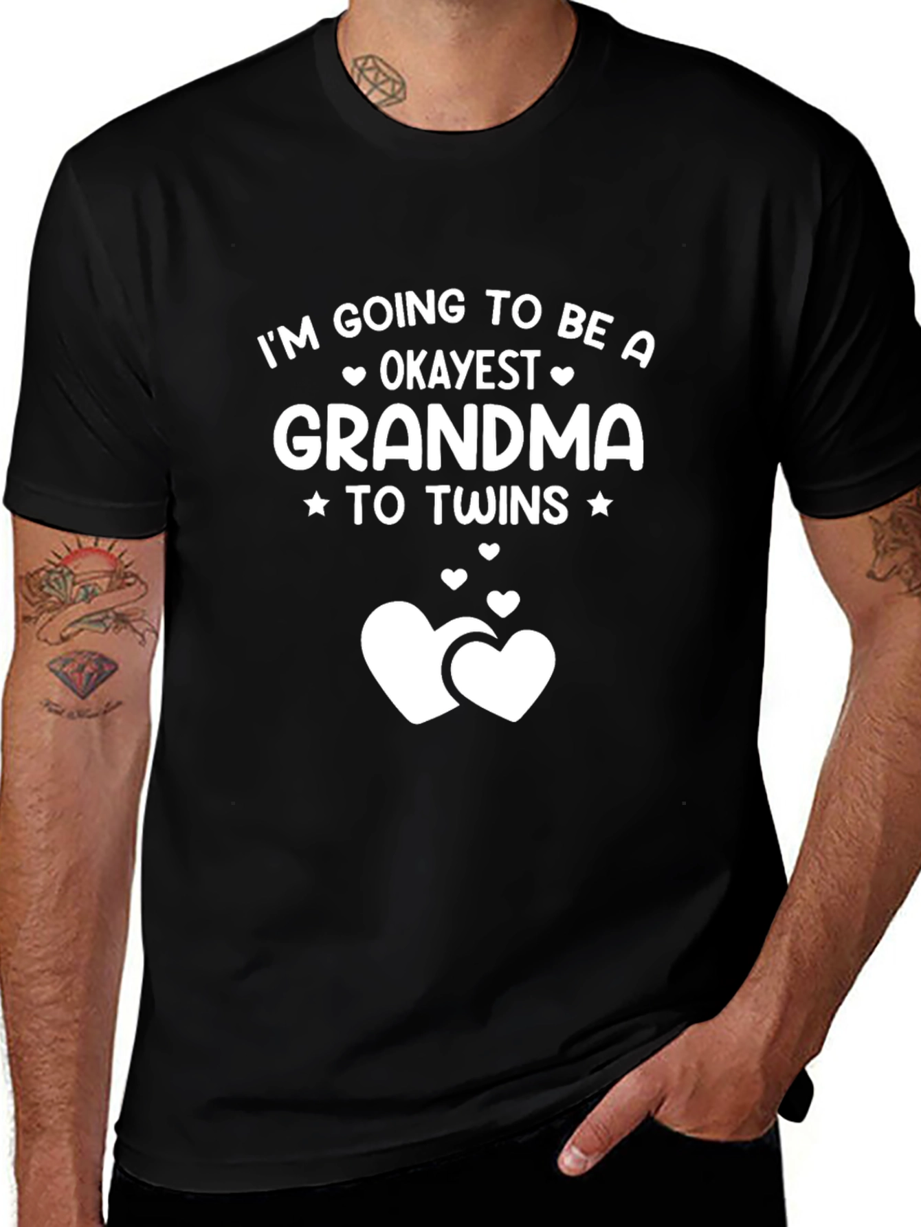 Okayest Grandma to Twins T-Shirt