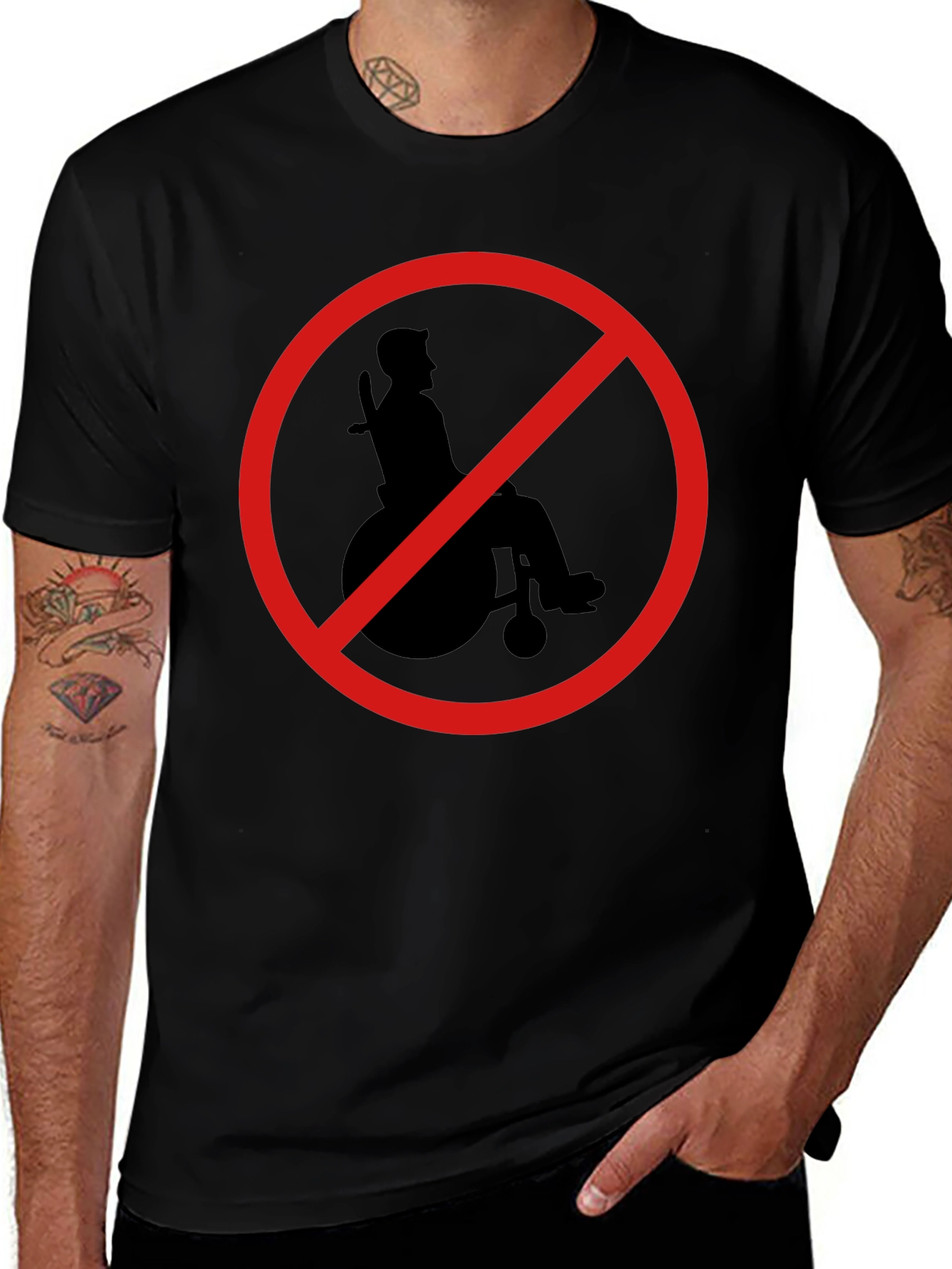 Wheelchair Prohibition T-Shirt