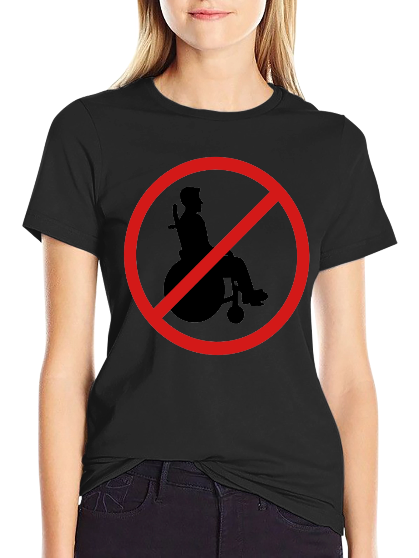 Wheelchair Prohibition T-Shirt
