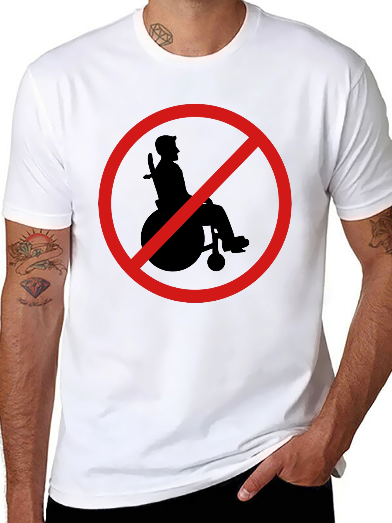 Wheelchair Prohibition T-Shirt
