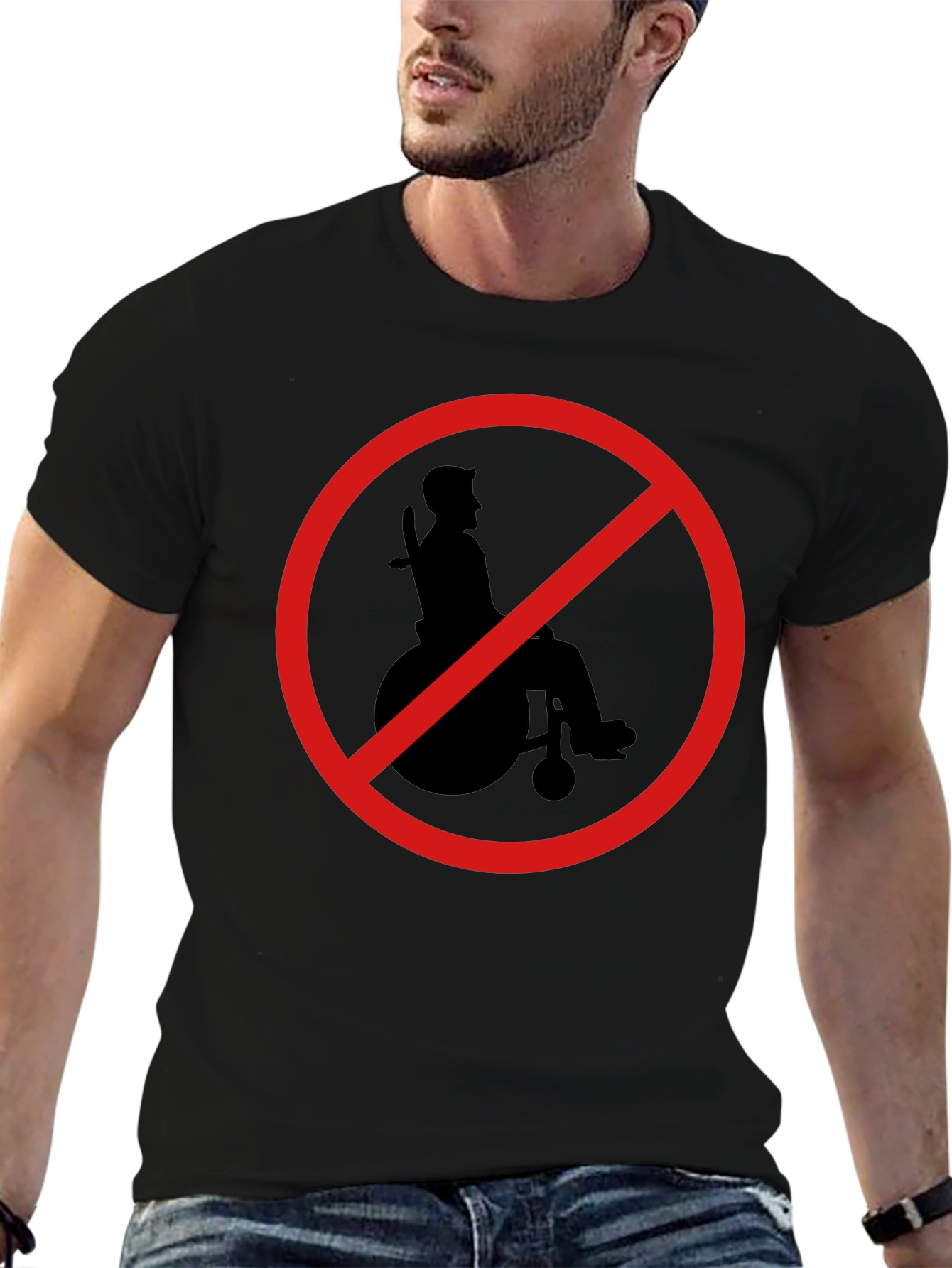 Wheelchair Prohibition T-Shirt