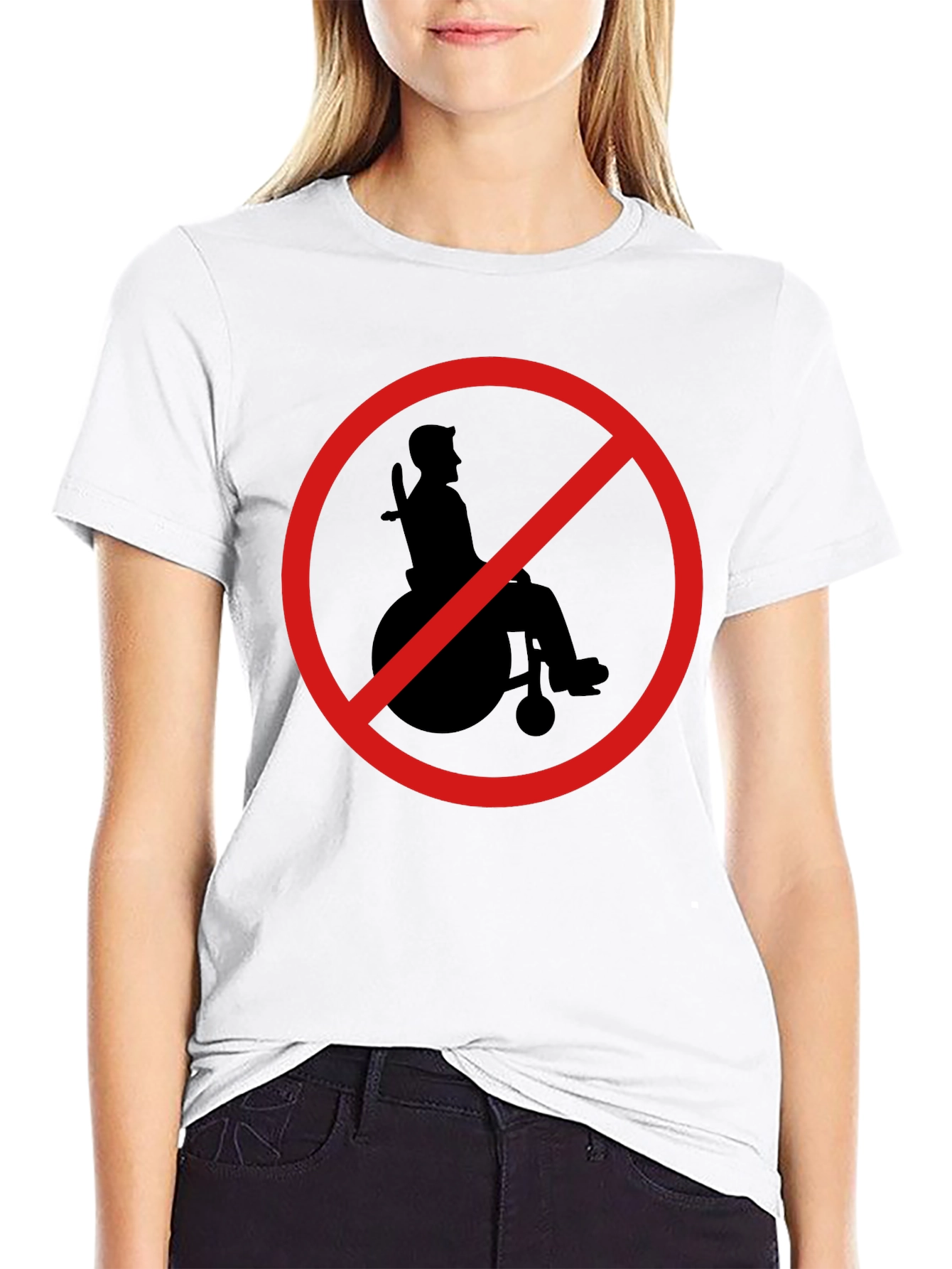 Wheelchair Prohibition T-Shirt