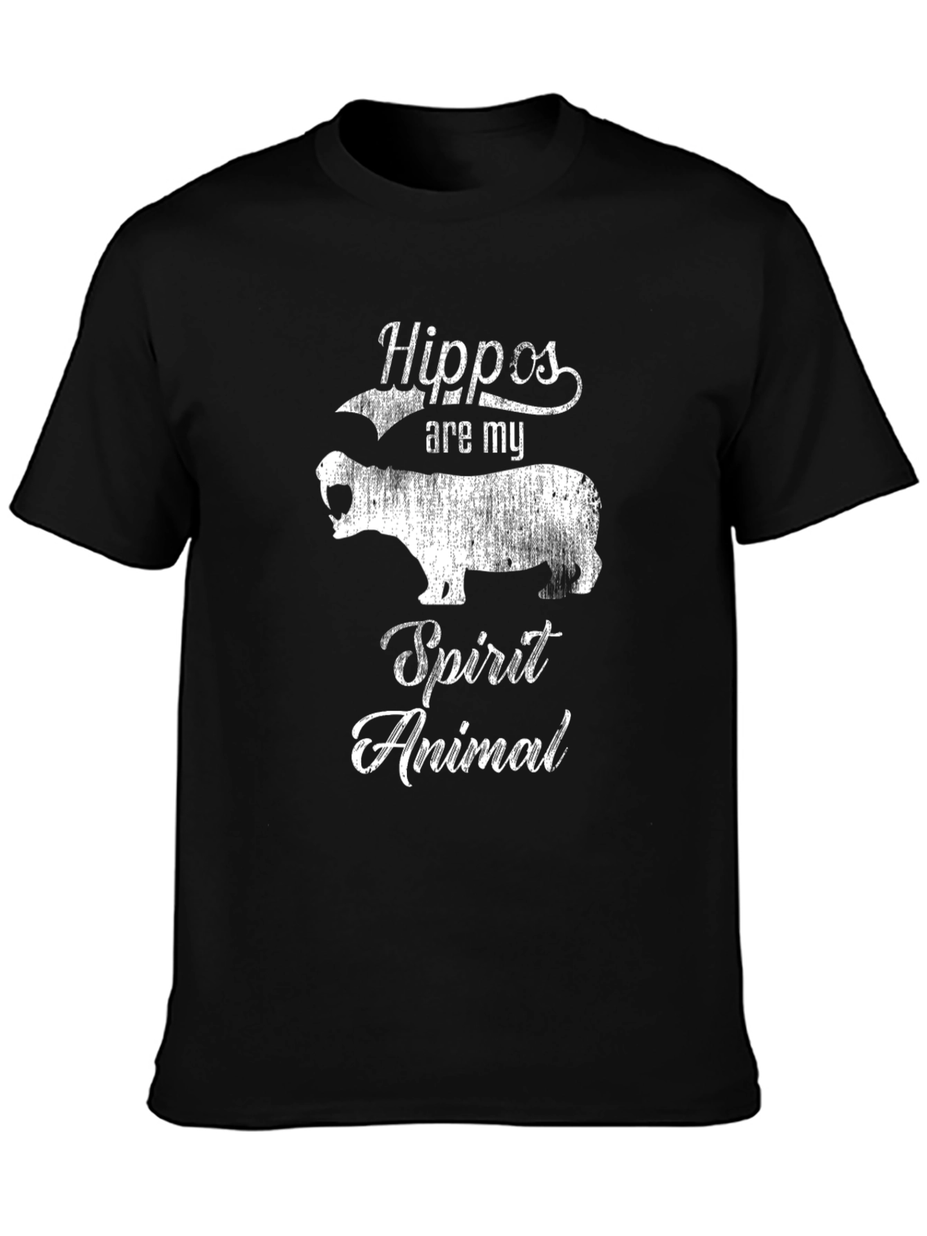 Hippo Spirit Animal Graphic Tee