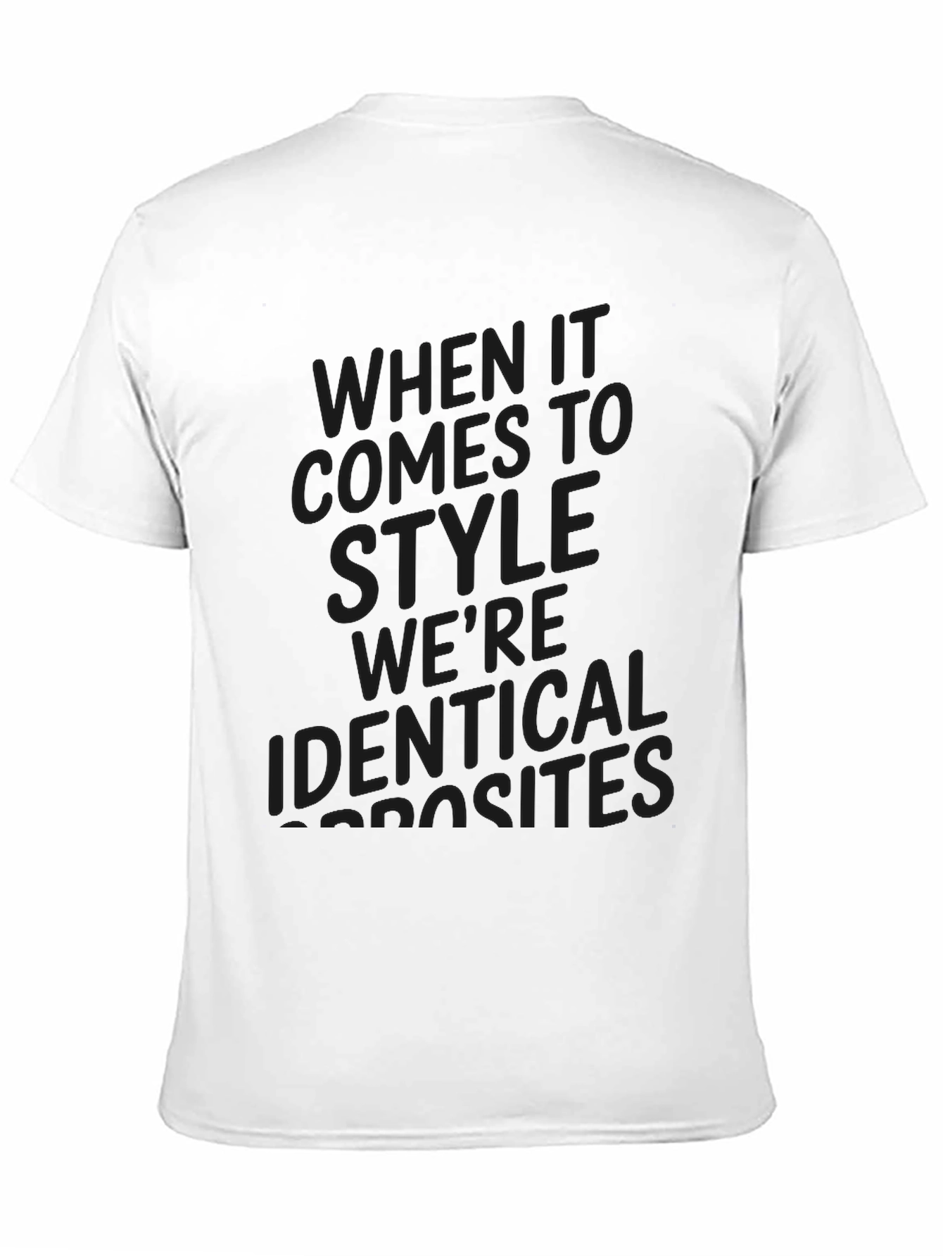 Stylish Black Graphic Tee - Identical Parasites Design
