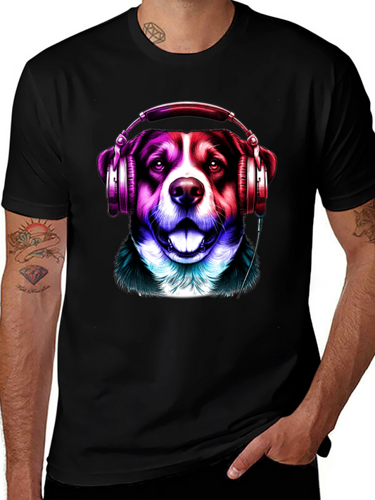 Australian Shepherd Music T-Shirt – Colorful Dog Lover Tee