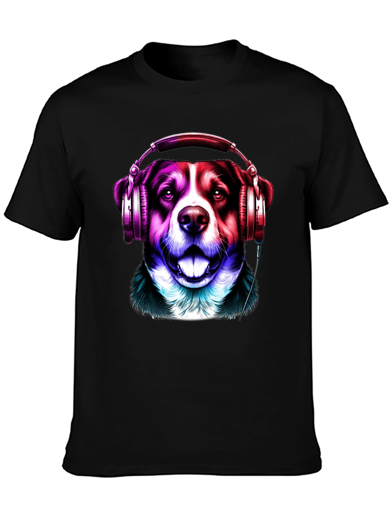 Australian Shepherd Music T-Shirt – Colorful Dog Lover Tee