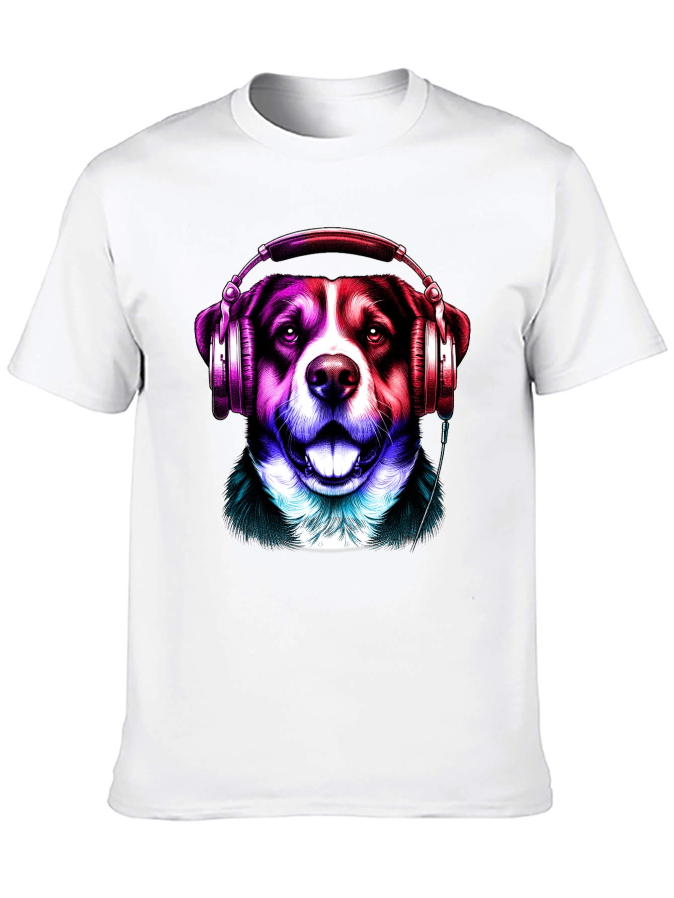 Australian Shepherd Music T-Shirt – Colorful Dog Lover Tee