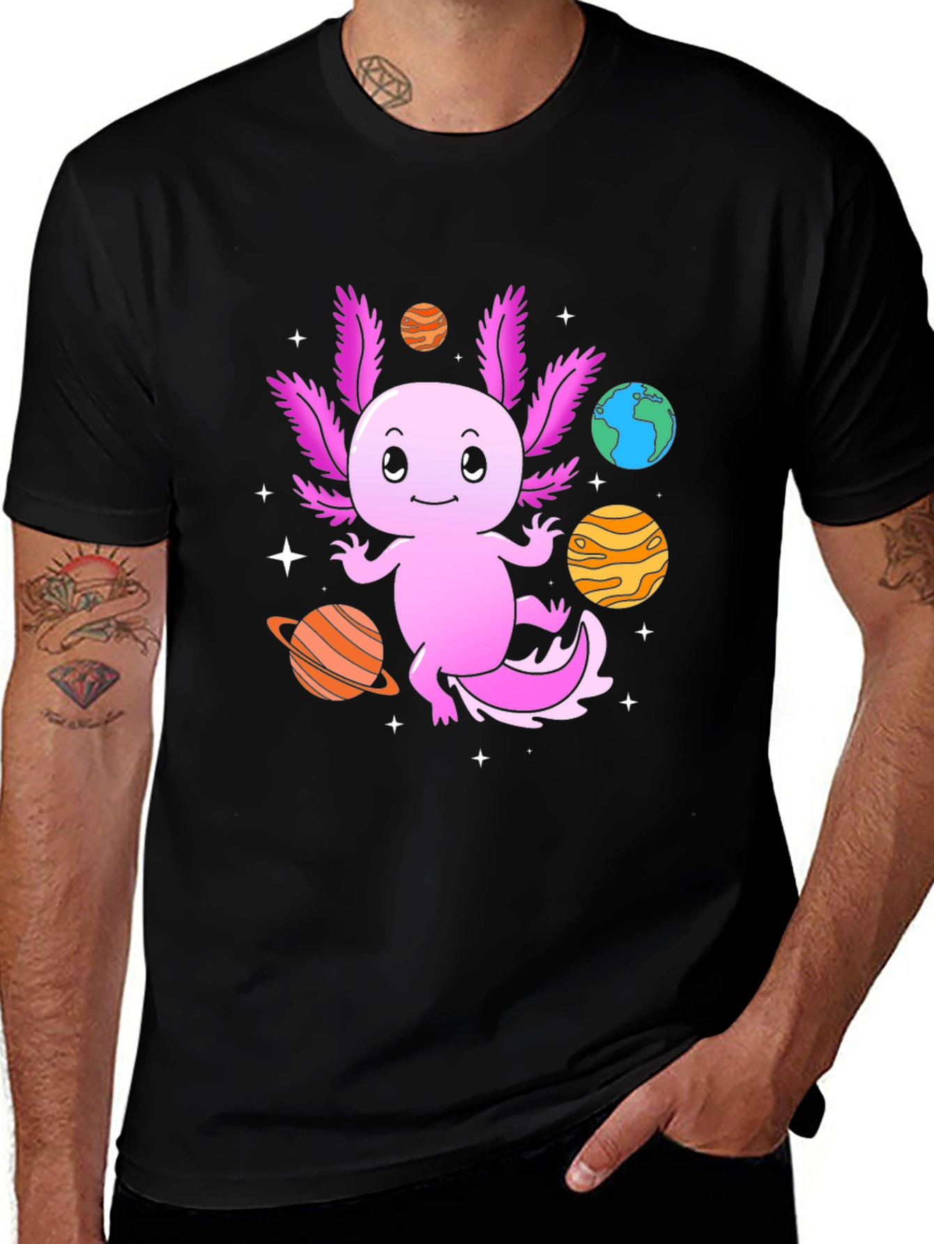 Axolotl in Space T-Shirt