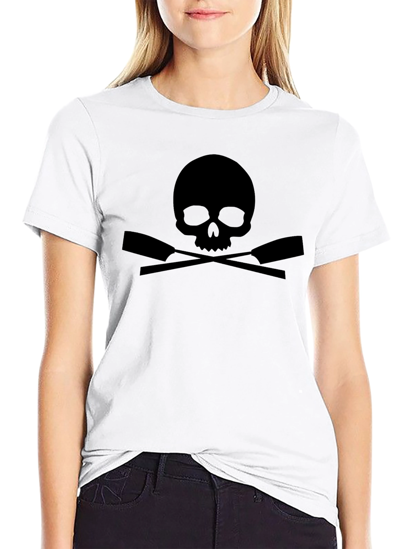 Skull & Cross Paddle T-Shirt - Row in Style!