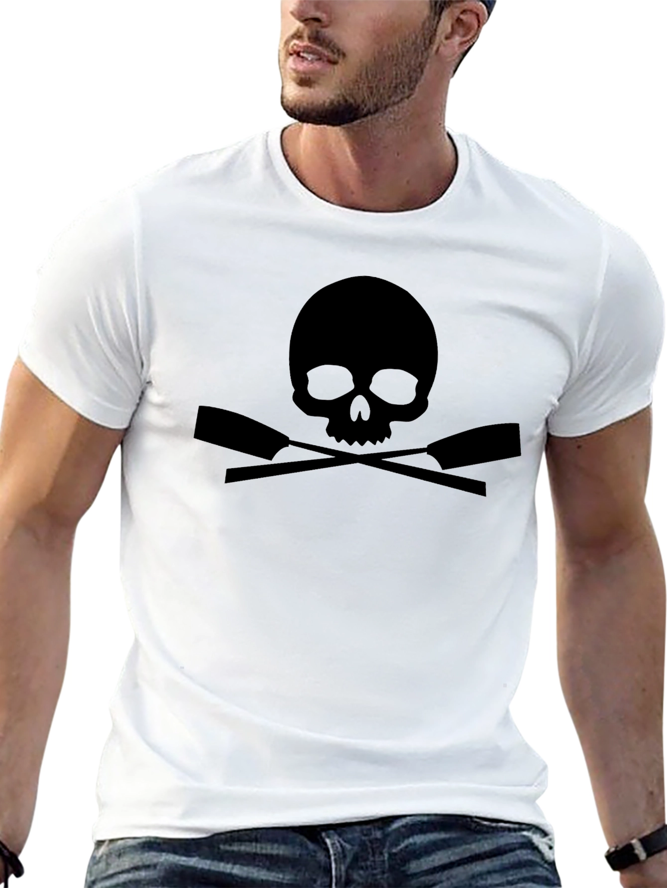 Skull & Cross Paddle T-Shirt - Row in Style!