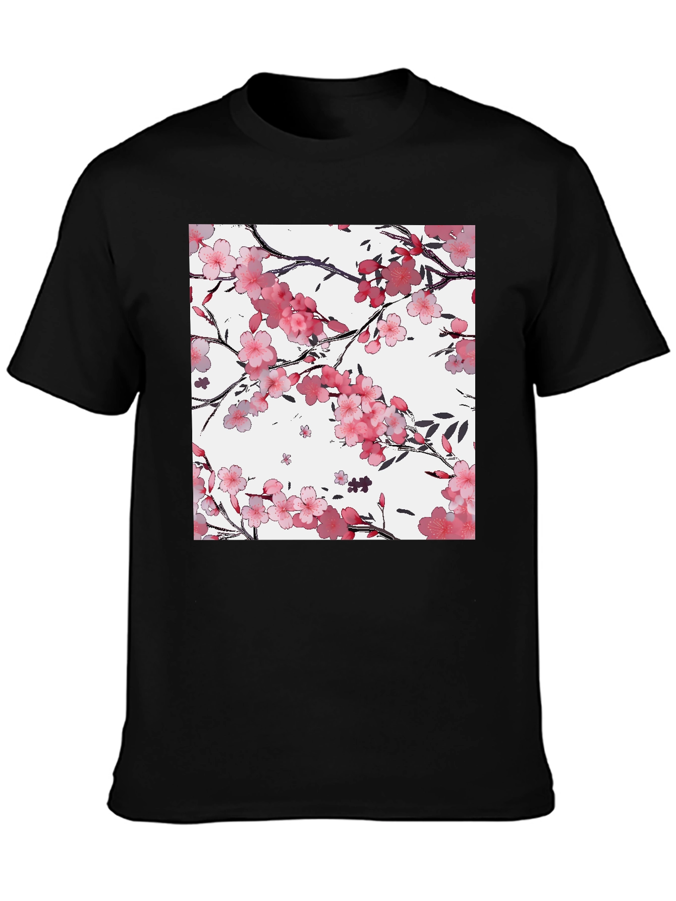 Cherry Blossom Graphic Print T-Shirt
