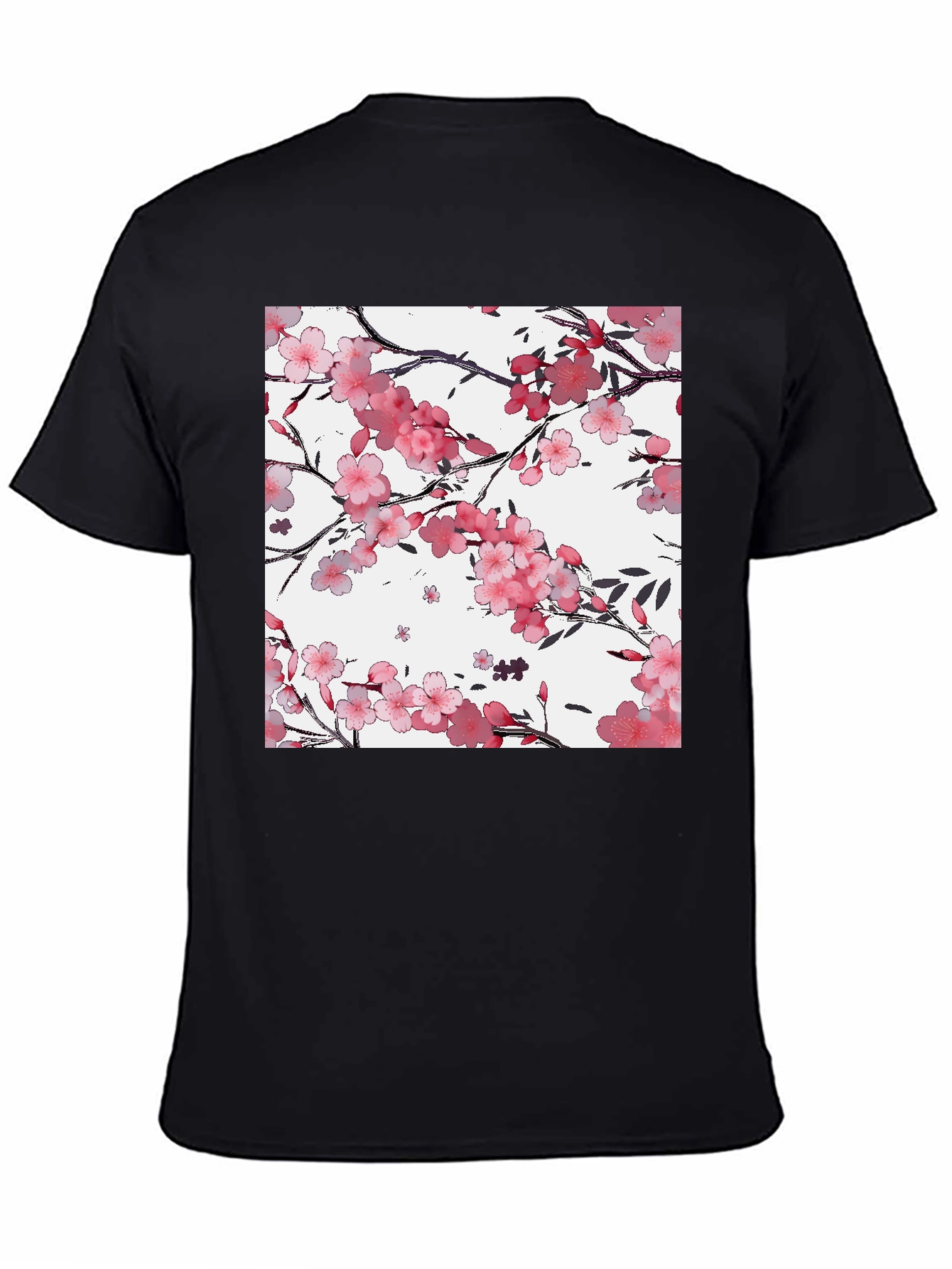 Cherry Blossom Graphic Print T-Shirt